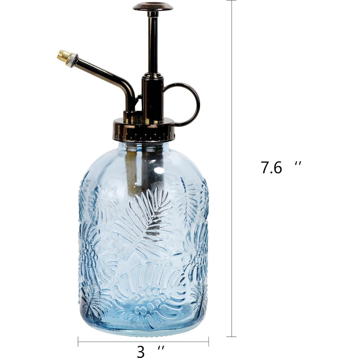 Botella de Spray para Plantas SDlumeiy de Vidrio 348.7 ml Azul