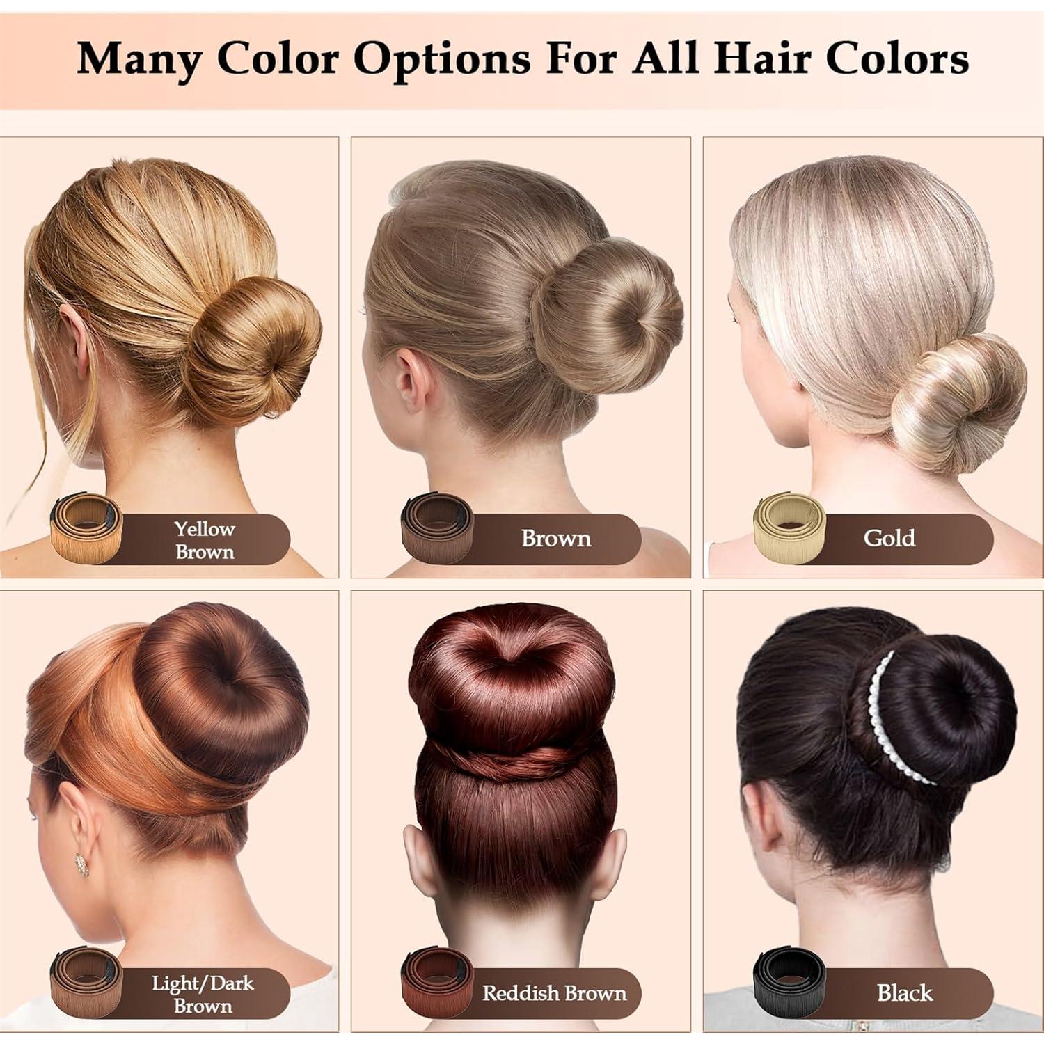 Creador de Moño de Cabello Mágico Donut 2 Piezas - Accesorios