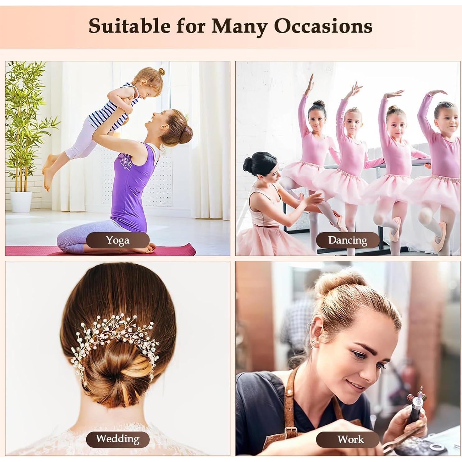 Creador de Moño de Cabello Mágico Donut 2 Piezas - Accesorios