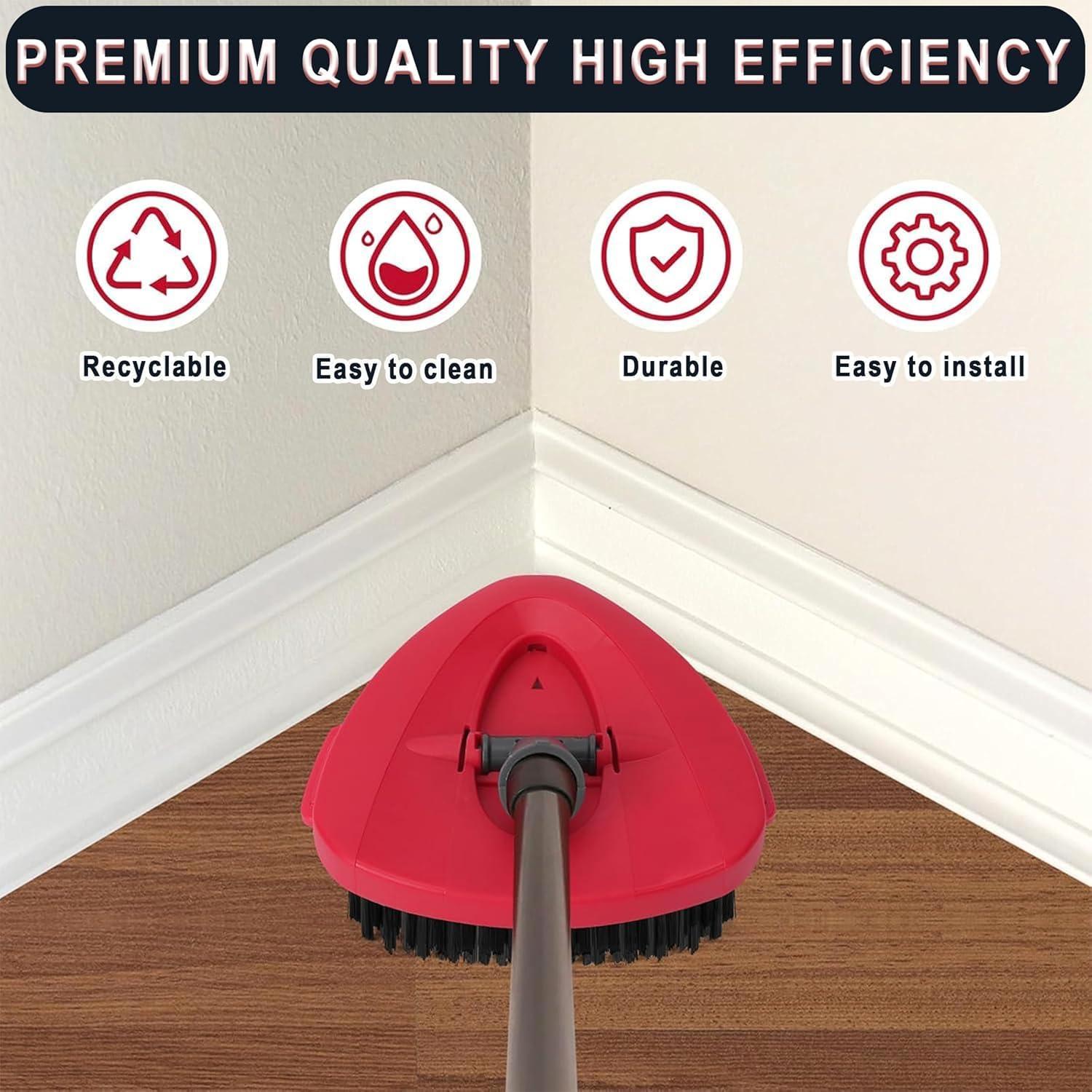 Cepillo de Fregar Giratorio NXING 2 Pcs Cerdas Duras 15.24 cm