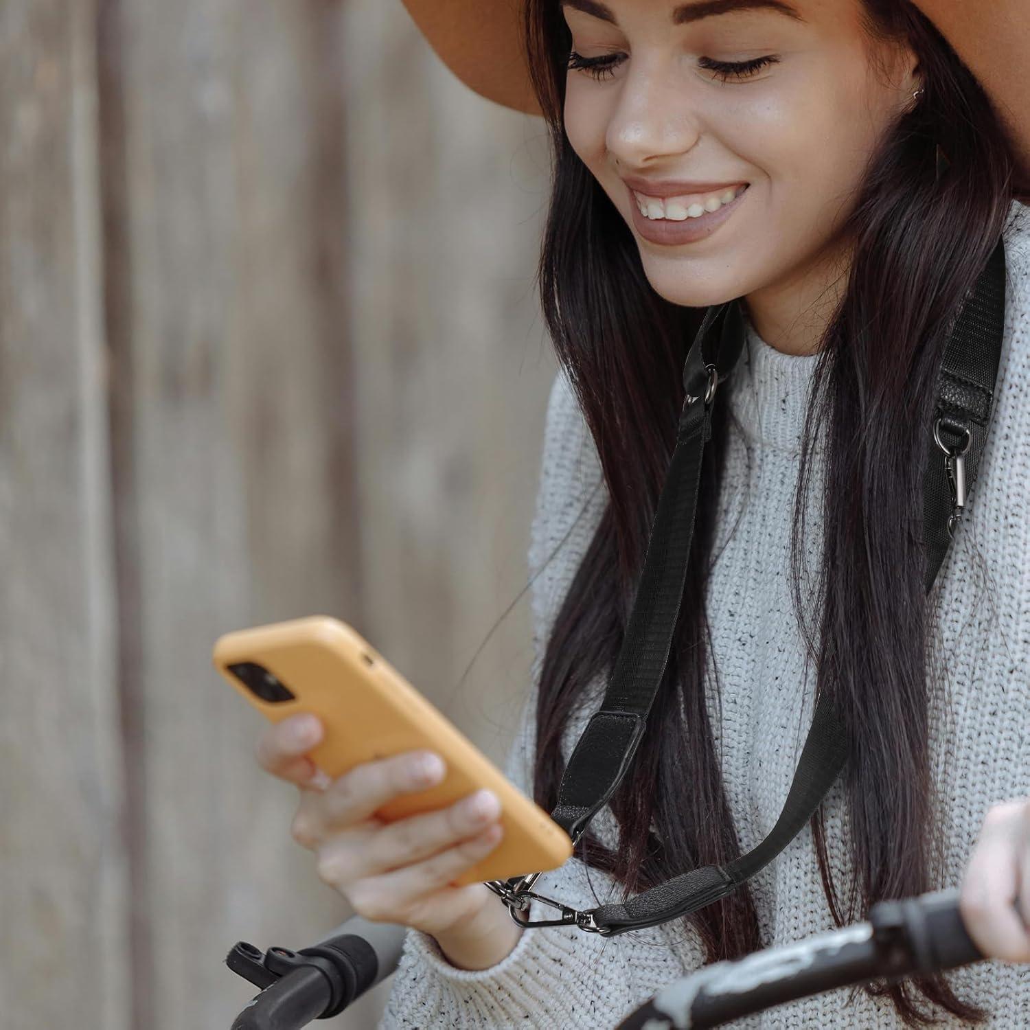 Correa para Teléfono Diaclara Clip y Go con Bolsa Negra
