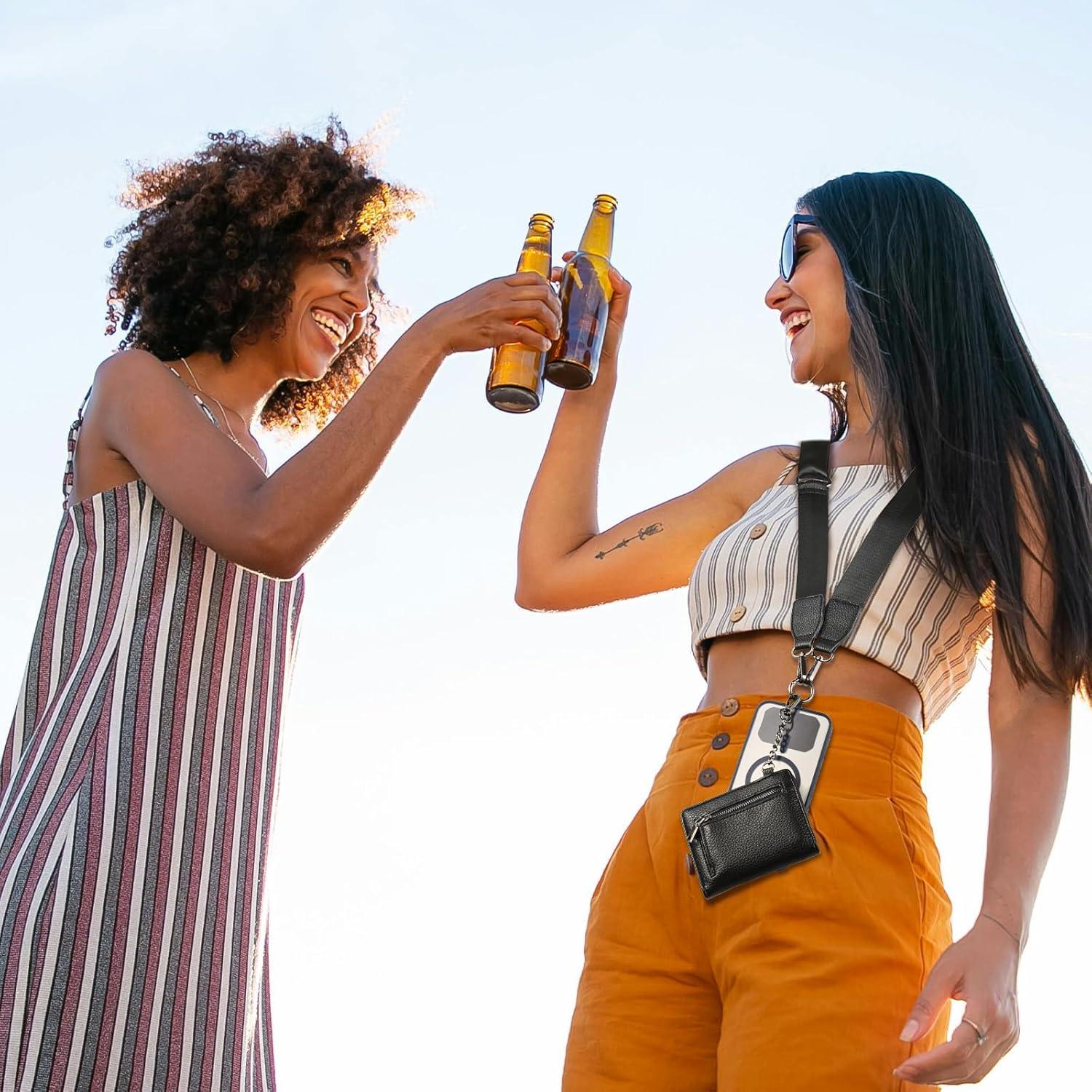 Correa para Teléfono Diaclara Clip y Go con Bolsa Negra