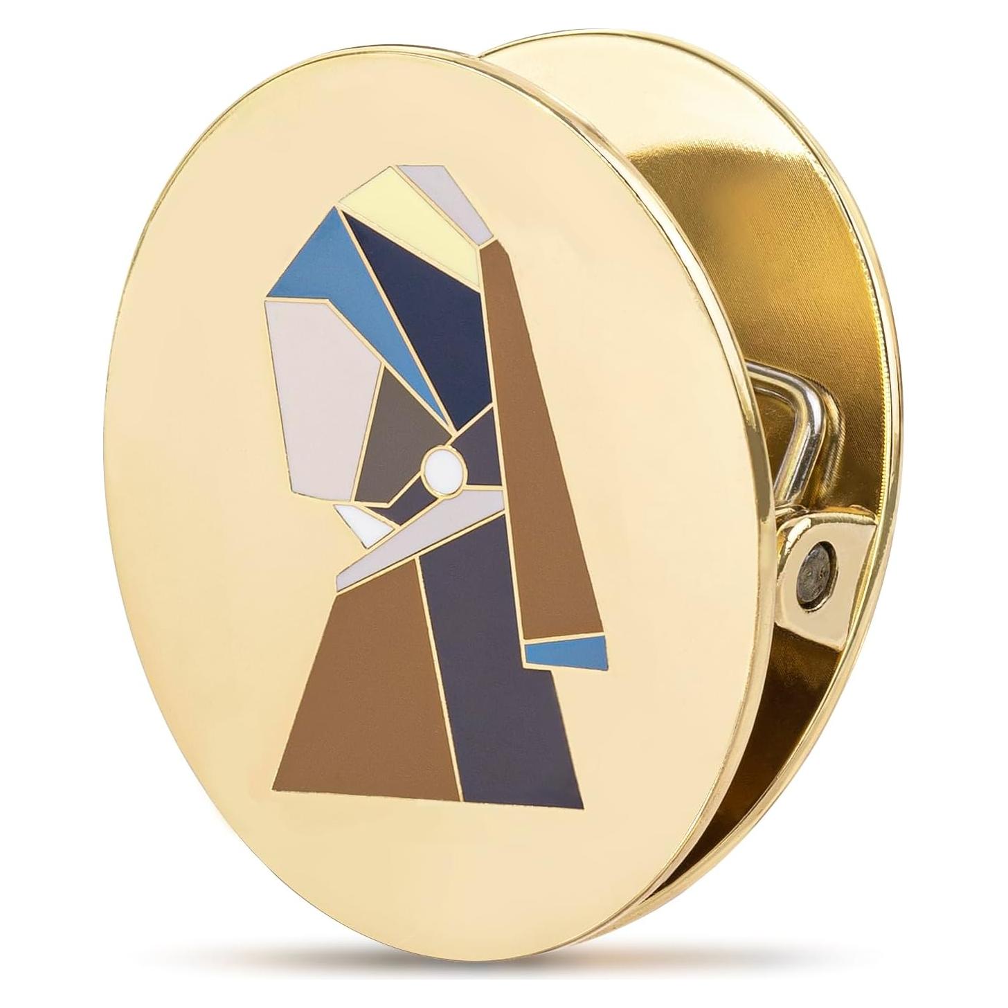 Clip de Metal Vintage AVECMOI para Diarios y Cuadernos 4.1x4.6cm