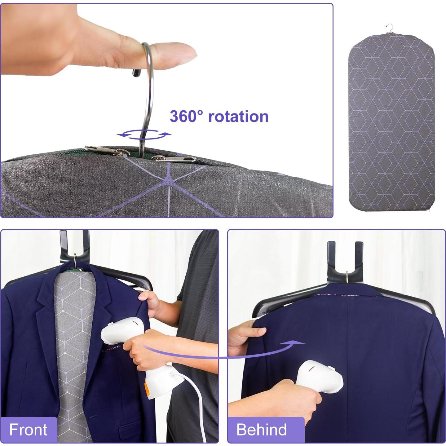 Tabla de Vapor Colgante EVEME 89x43cm Plegable para Ropa