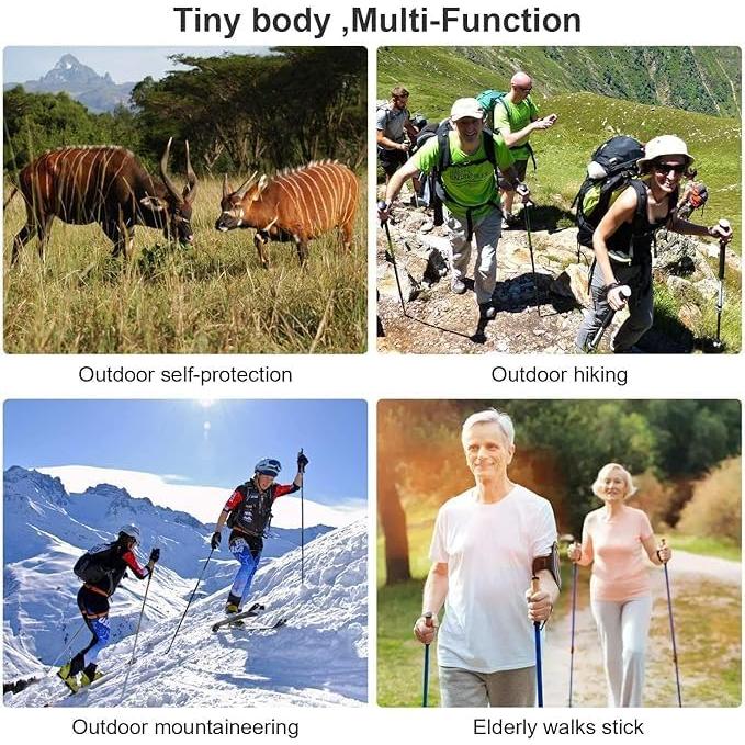 Bastones de Senderismo Ajustables DecorSea - Aluminio Plegables 134.62 cm