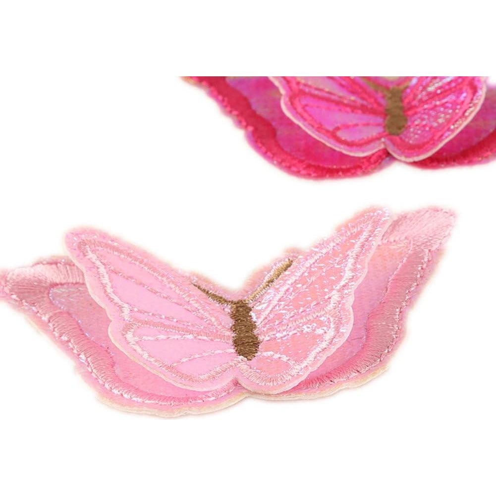 12 Parches Bordados Mariposa 3D Zhiheng - Decoración Ropa
