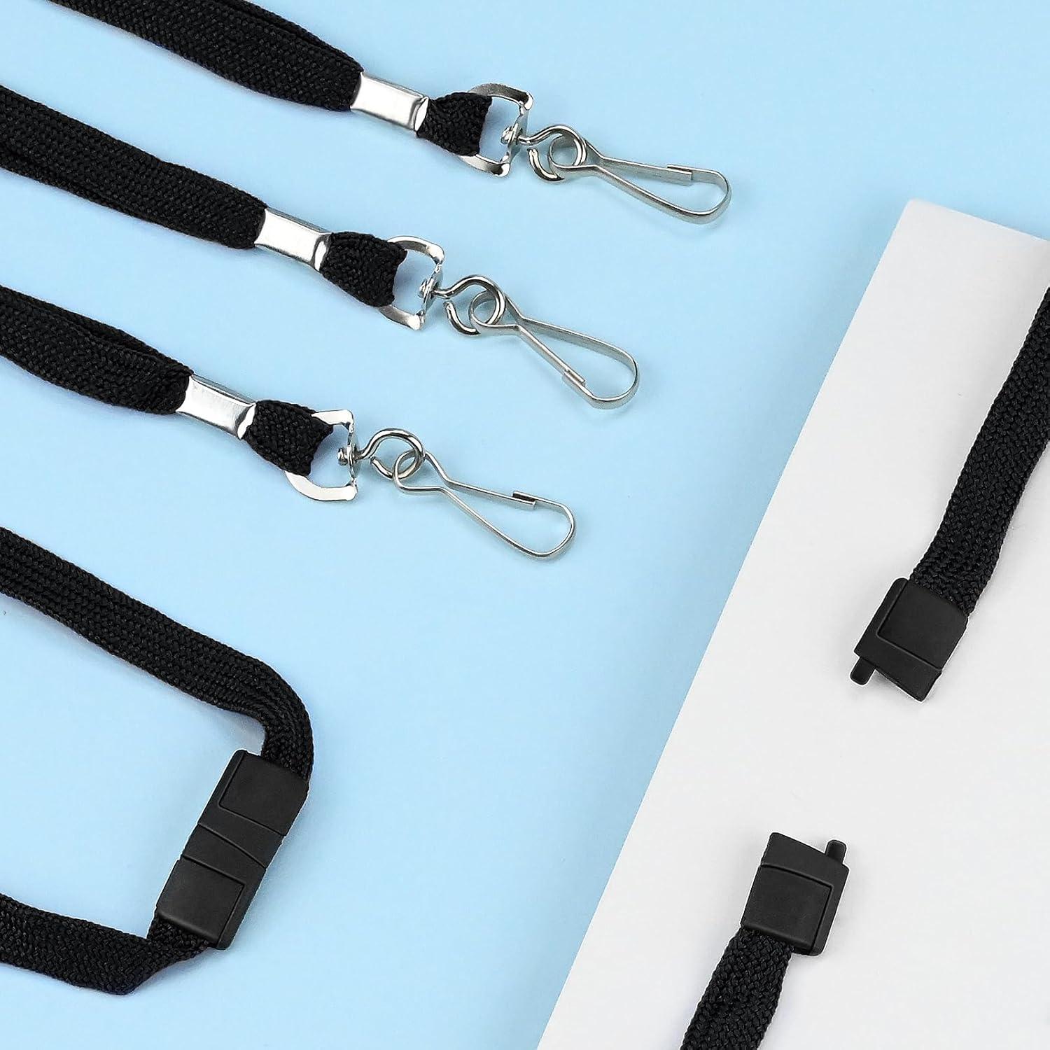 Paquete de 30 cintas de seguridad Orcielo negras con gancho