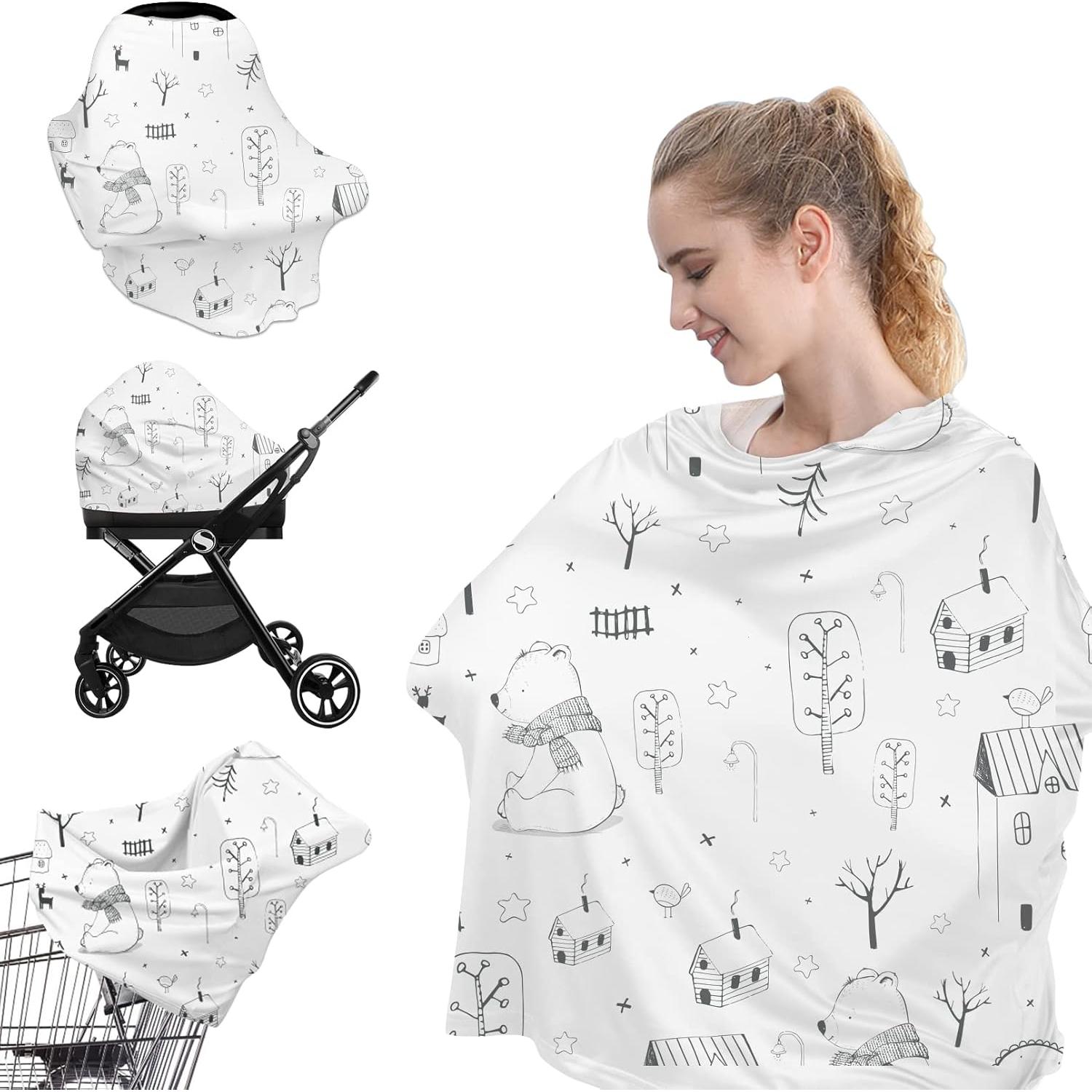 Cubierta de Lactancia Yoofoss Oso - Multiusos 360°