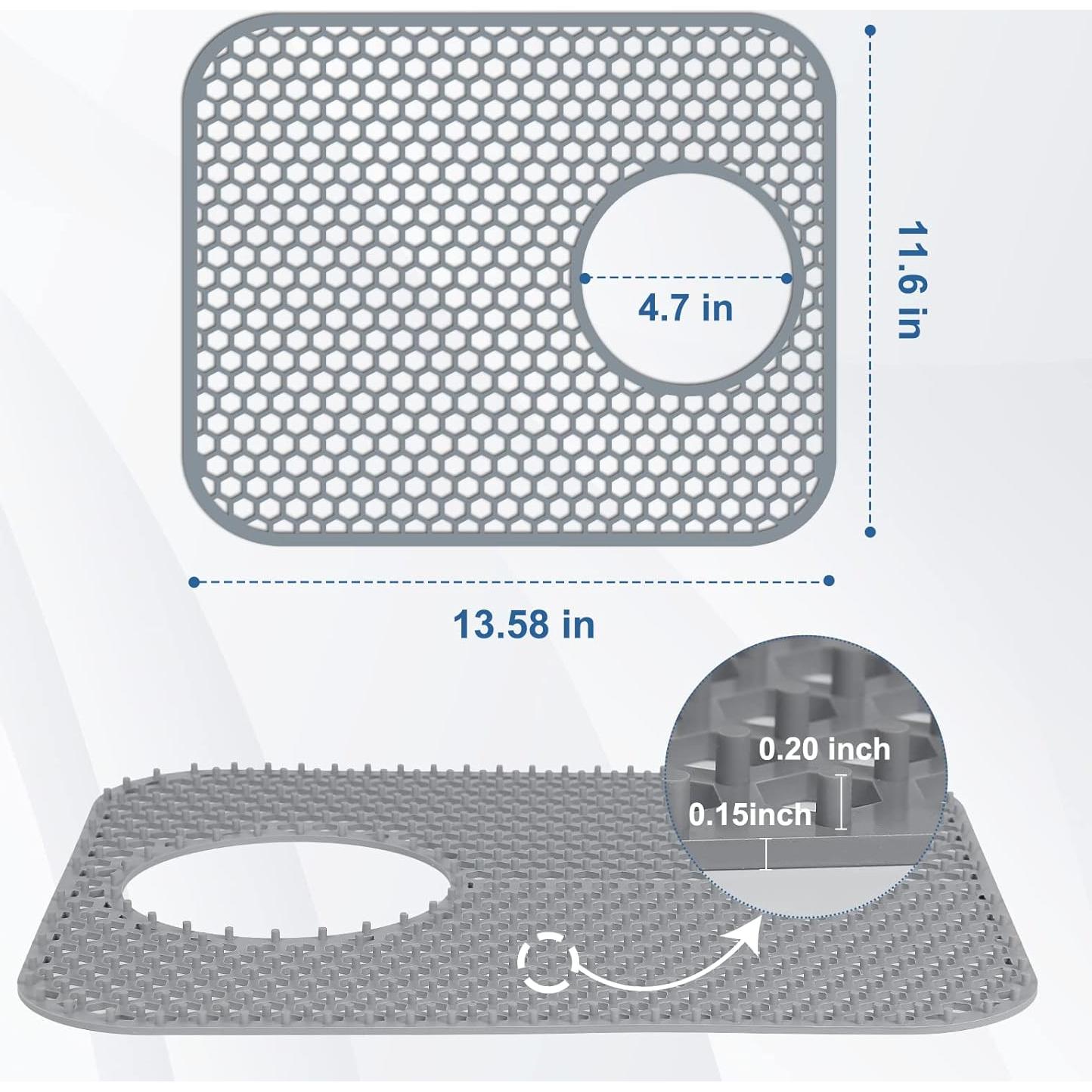 Protector de Fregadero de Silicona Bestjing 34.5x29.5cm Antideslizante