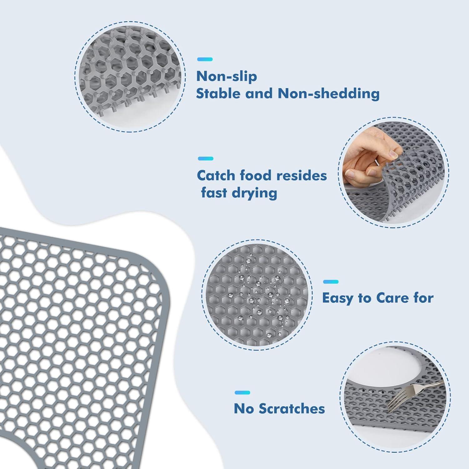 Protector de Fregadero de Silicona Bestjing 34.5x29.5cm Antideslizante