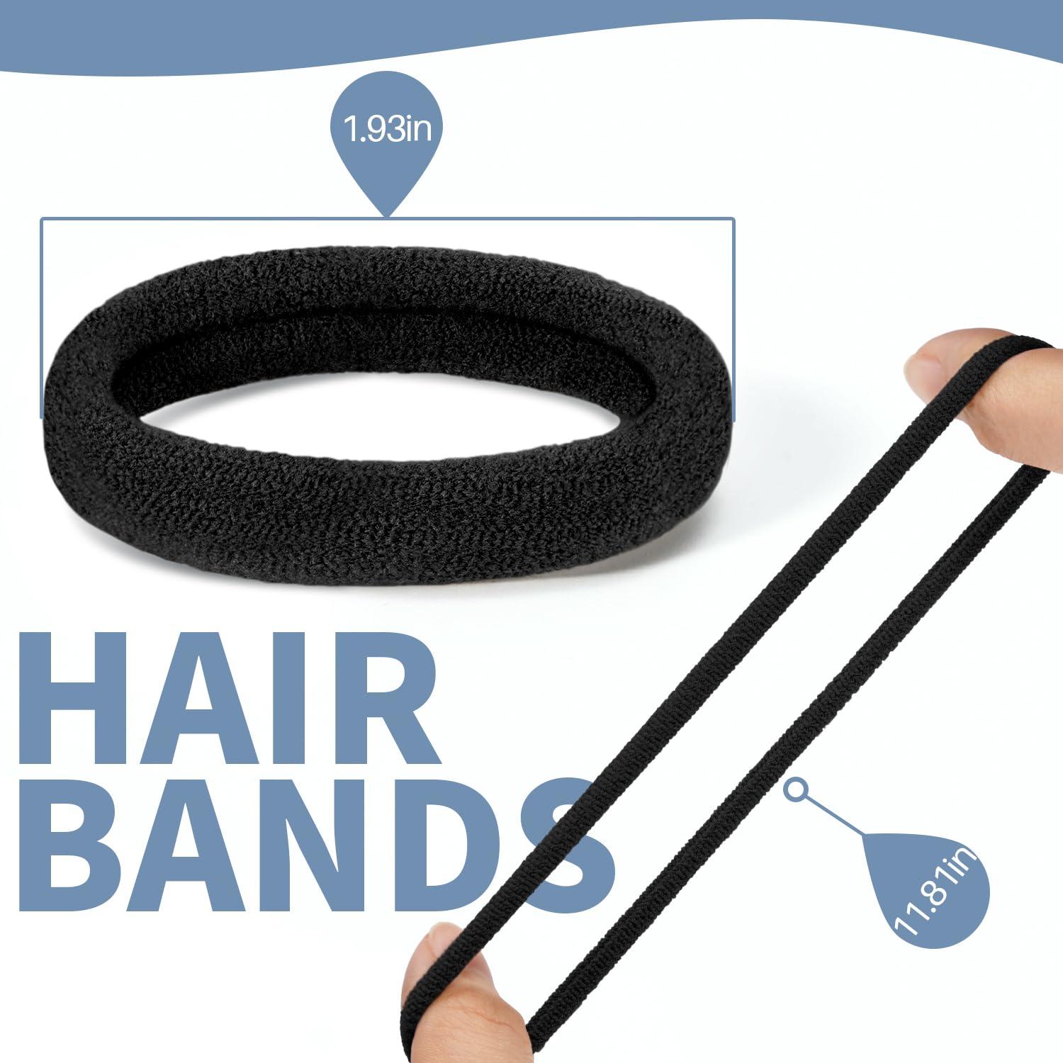 Redes de Cabello Malla Elástica TsMADDTs - 30 Unidades Negras