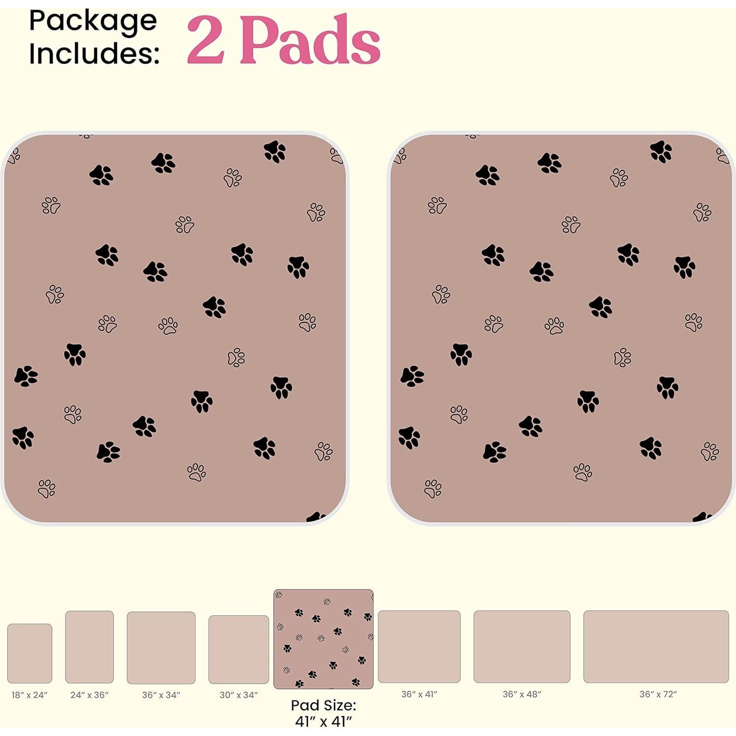 Almohadilla Lavable Super Absorbente PitPet 41x41 cm - Paquete de 2