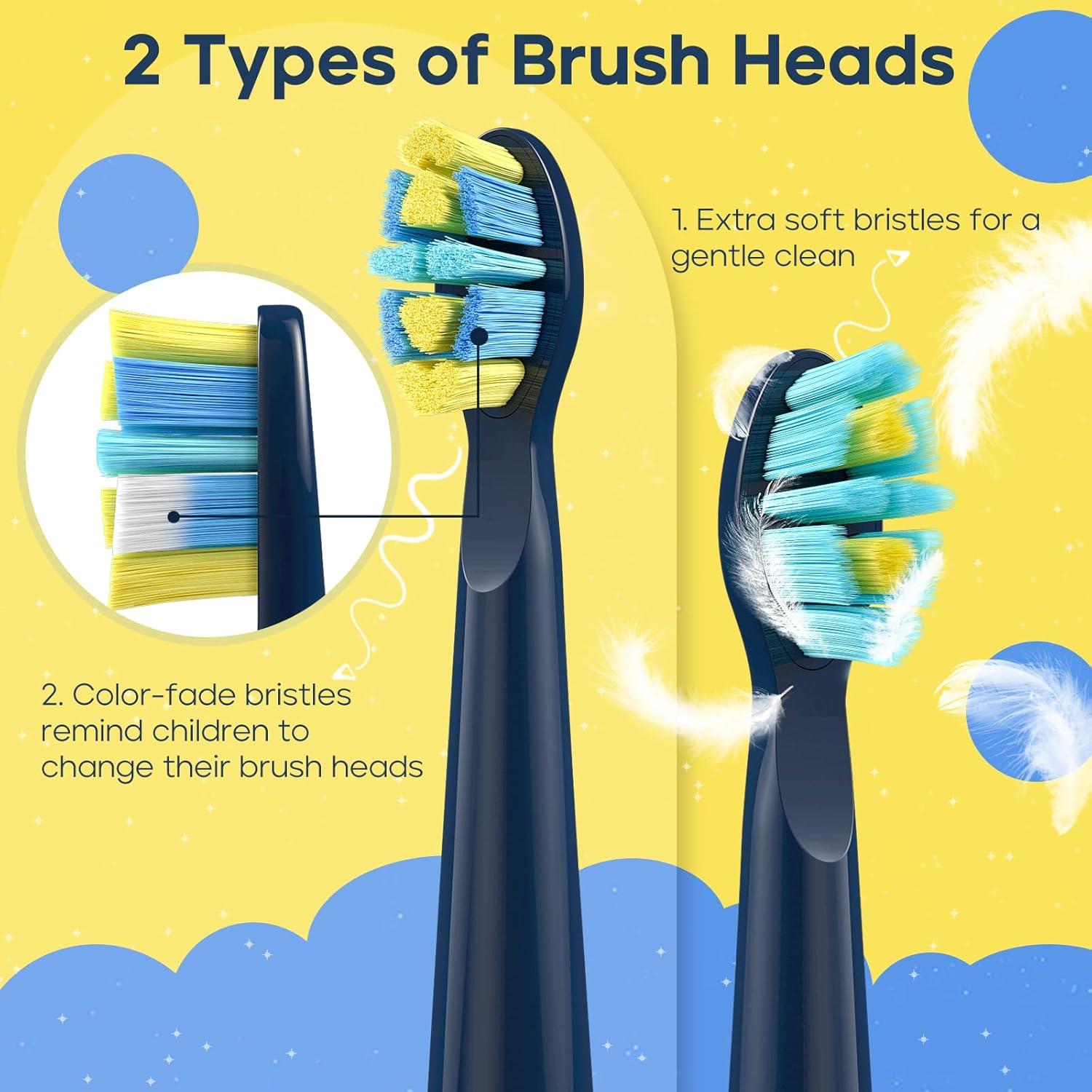 Cepillo de Dientes Eléctrico SEAGO SG-2303 Marino para Niños