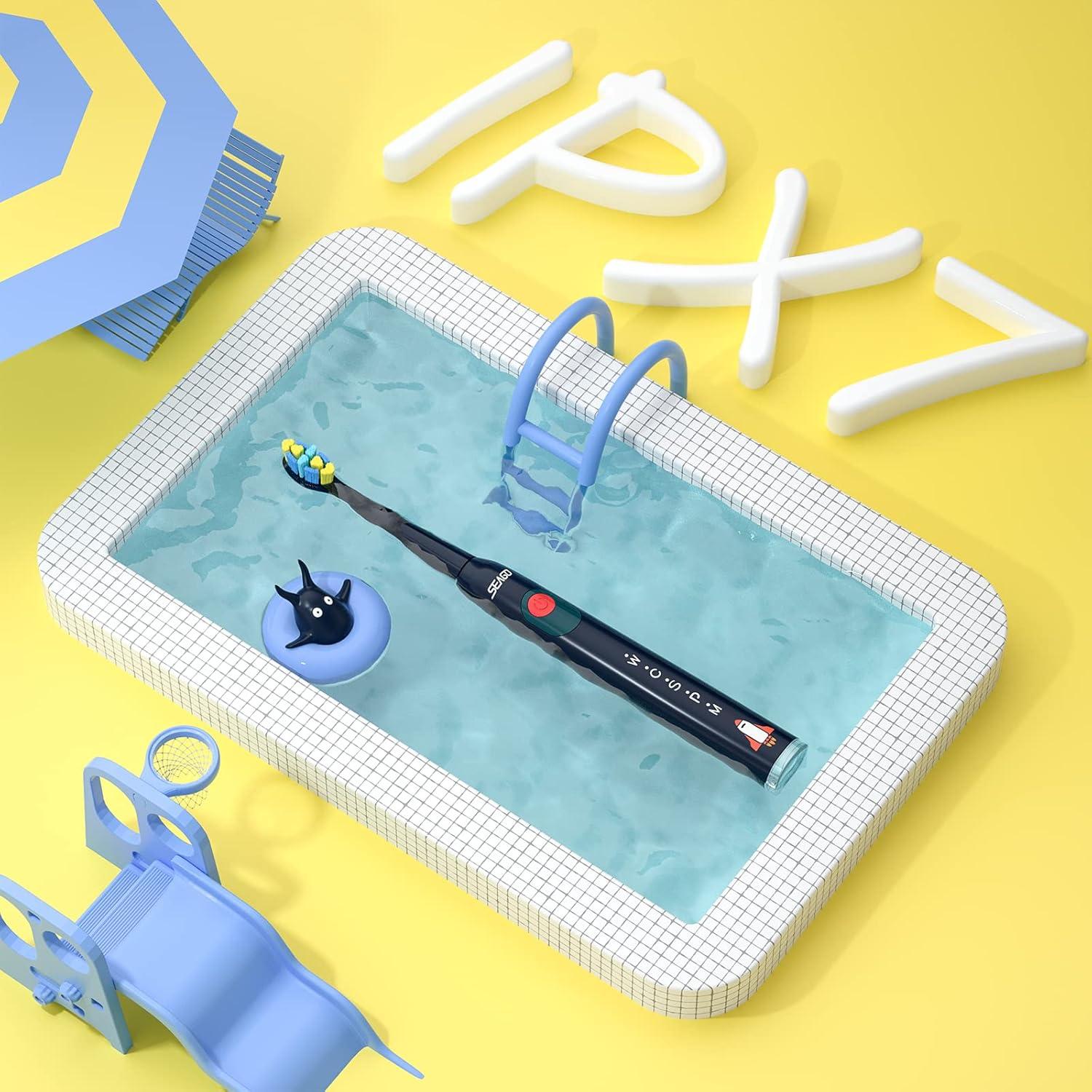 Cepillo de Dientes Eléctrico SEAGO SG-2303 Marino para Niños