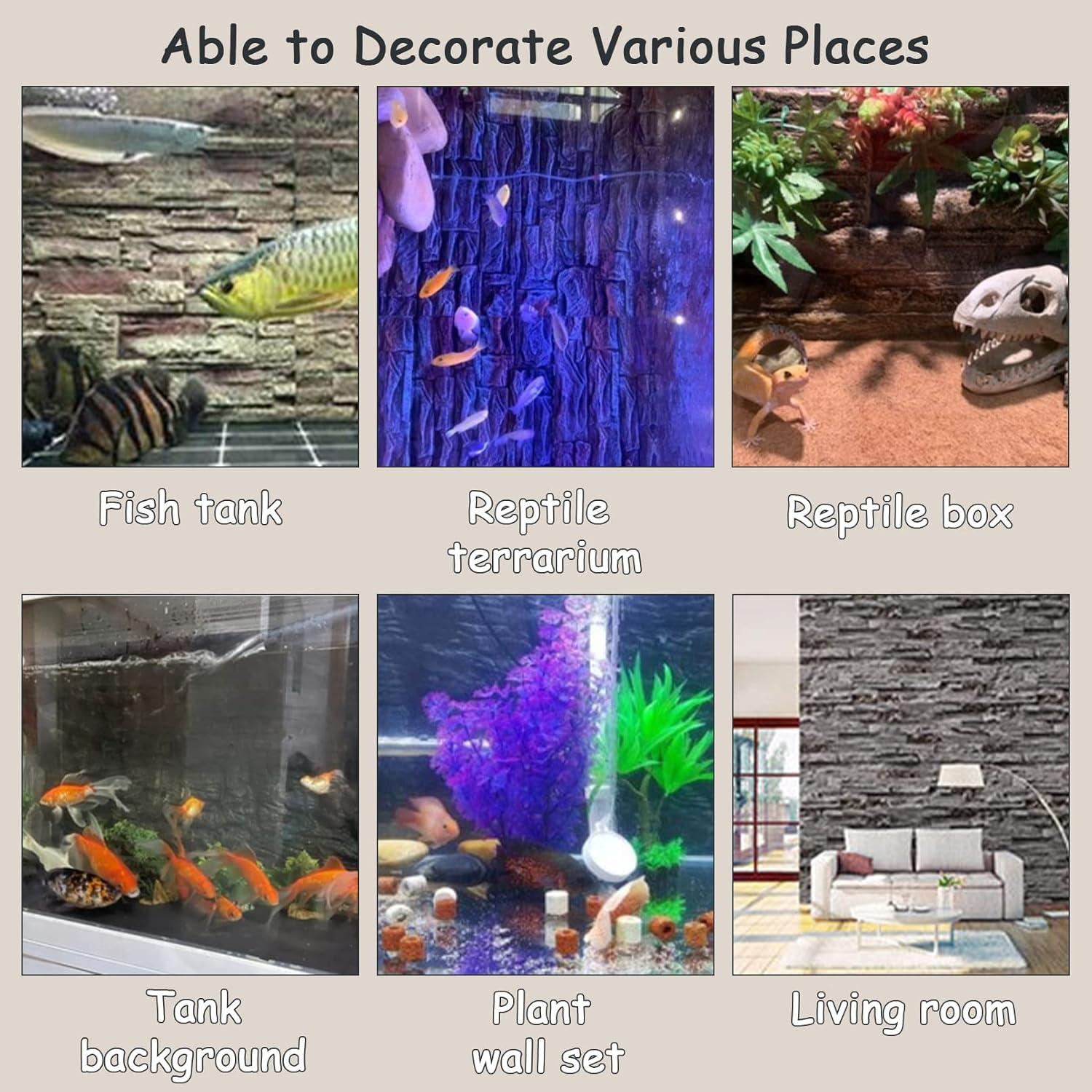 Fondo de Terrario 3D Tfwadmx para Reptiles 45x28 cm