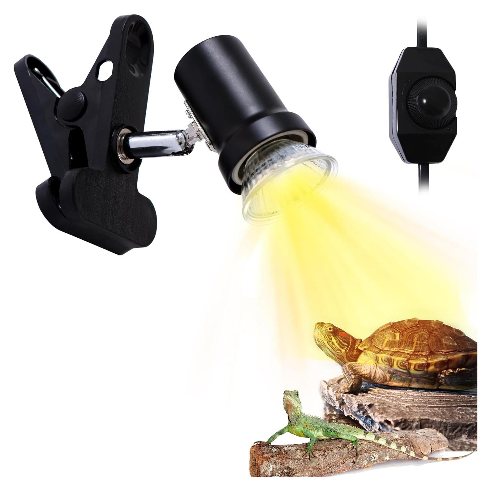 Lámpara de Calor para Reptiles PewinGo 50W UVA UVB