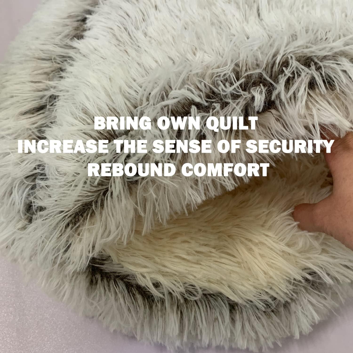 Cama Cueva para Hurones FULUE - Forro Polar 35cm Café