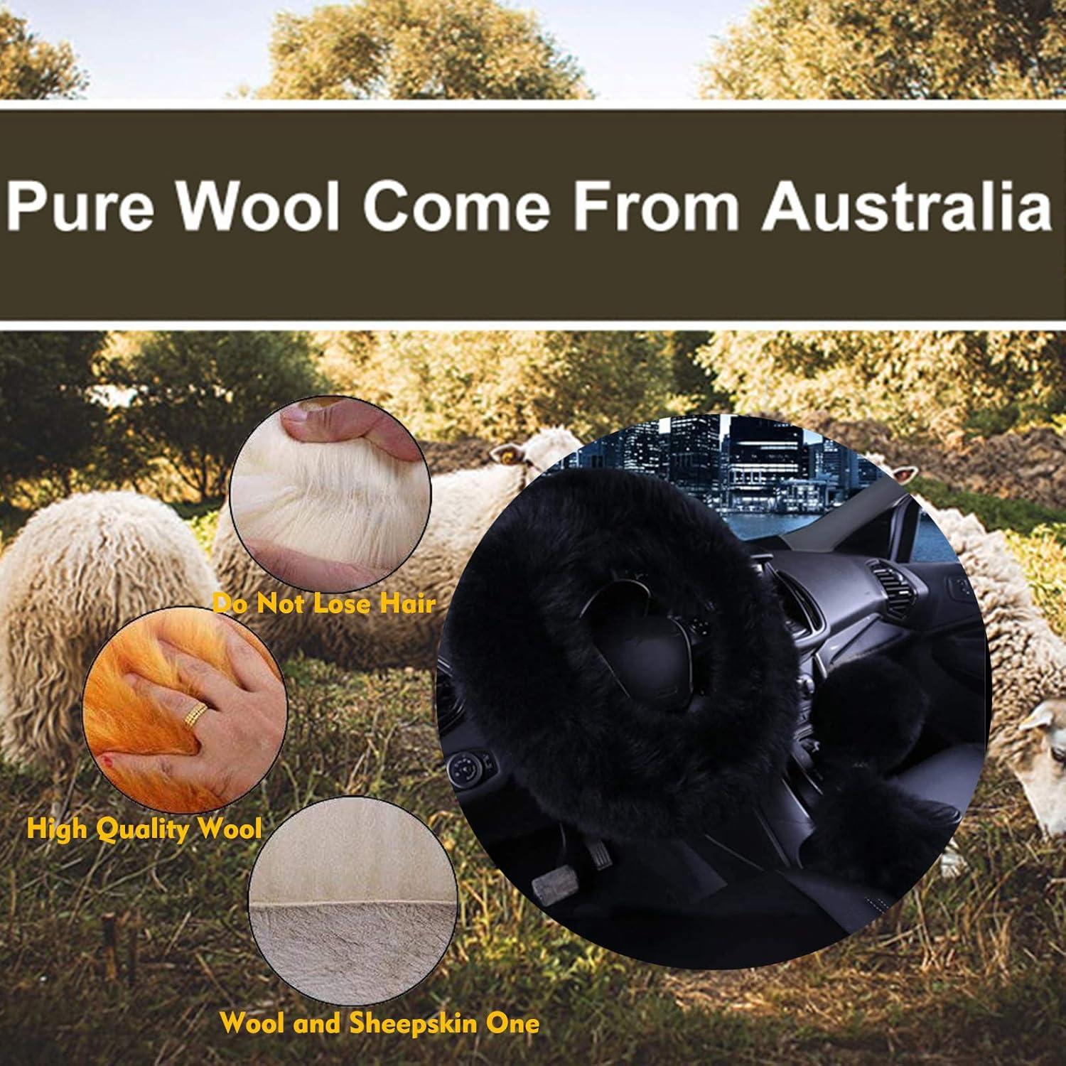 Juego de 3 Fundas para Volante y Palancas SPANICE - Negro