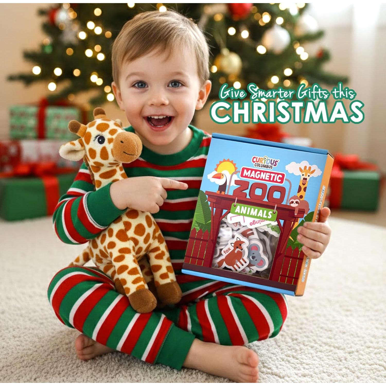 Imanes de Refrigerador Educativos Curious Columbus - Animales