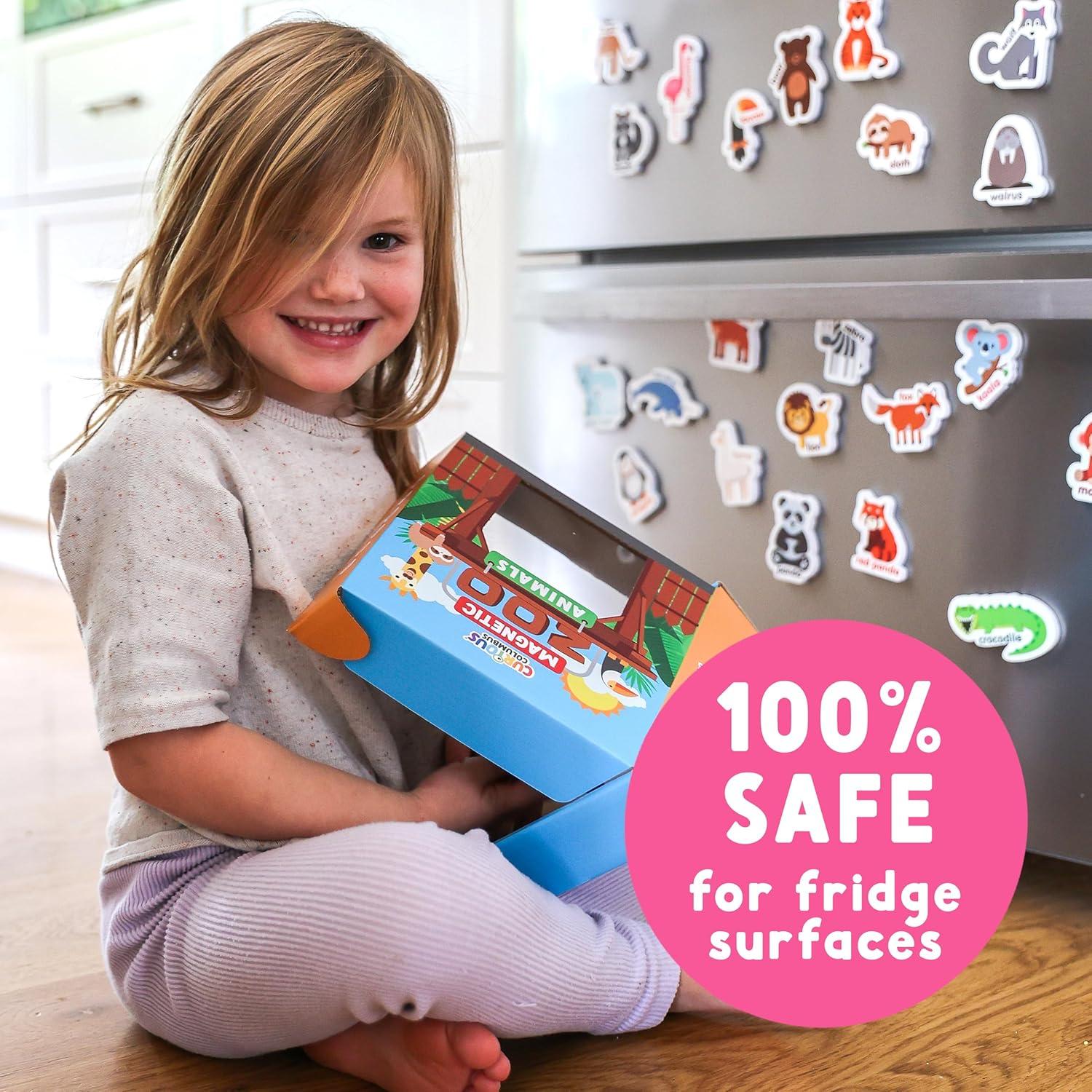 Imanes de Refrigerador Educativos Curious Columbus - Animales