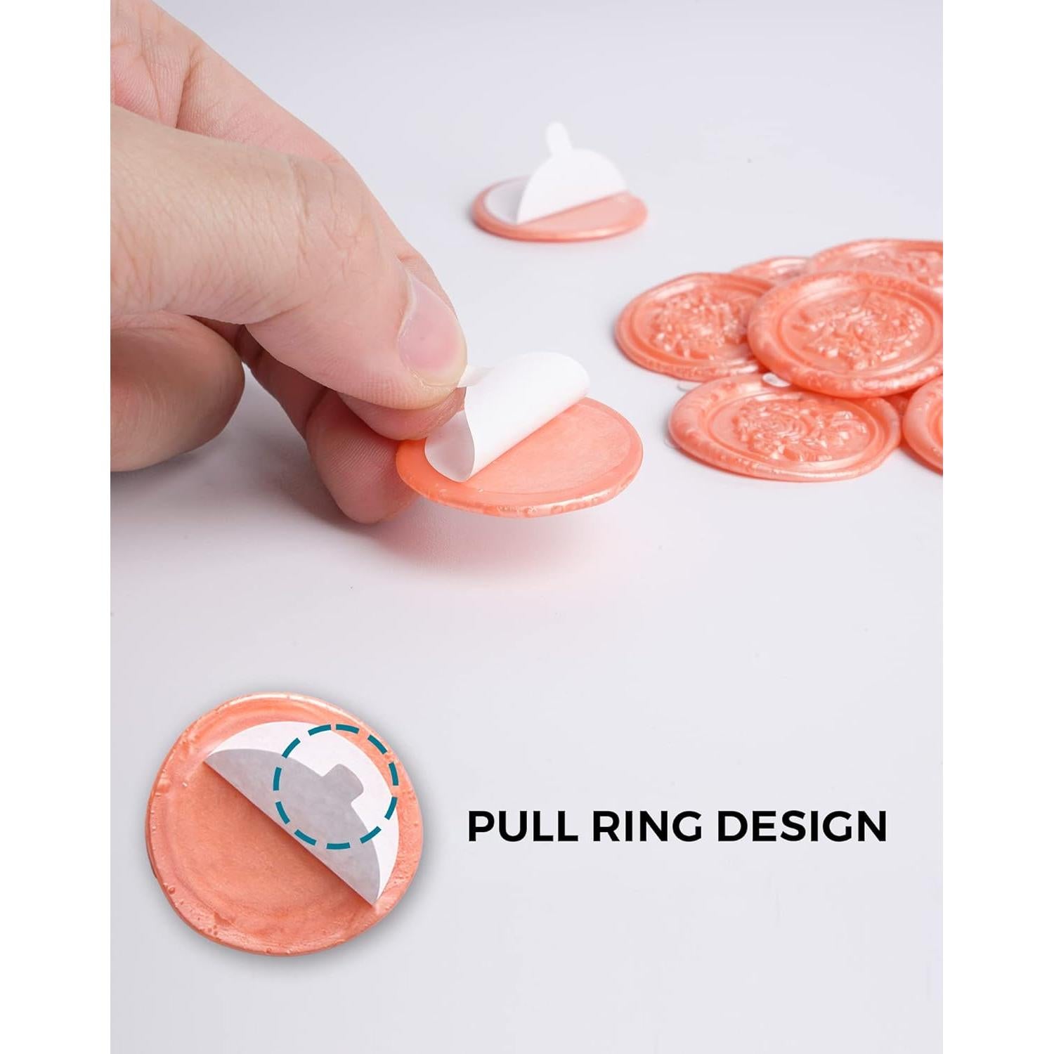 360 Puntos Adhesivos Doble Cara Landvidi 2.54cm para Sellos de Cera