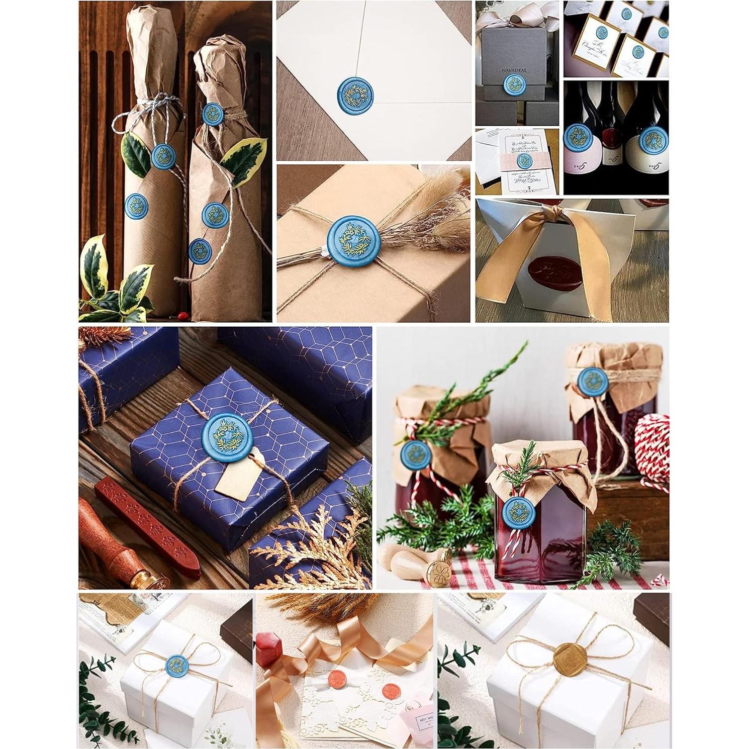 360 Puntos Adhesivos Doble Cara Landvidi 2.54cm para Sellos de Cera