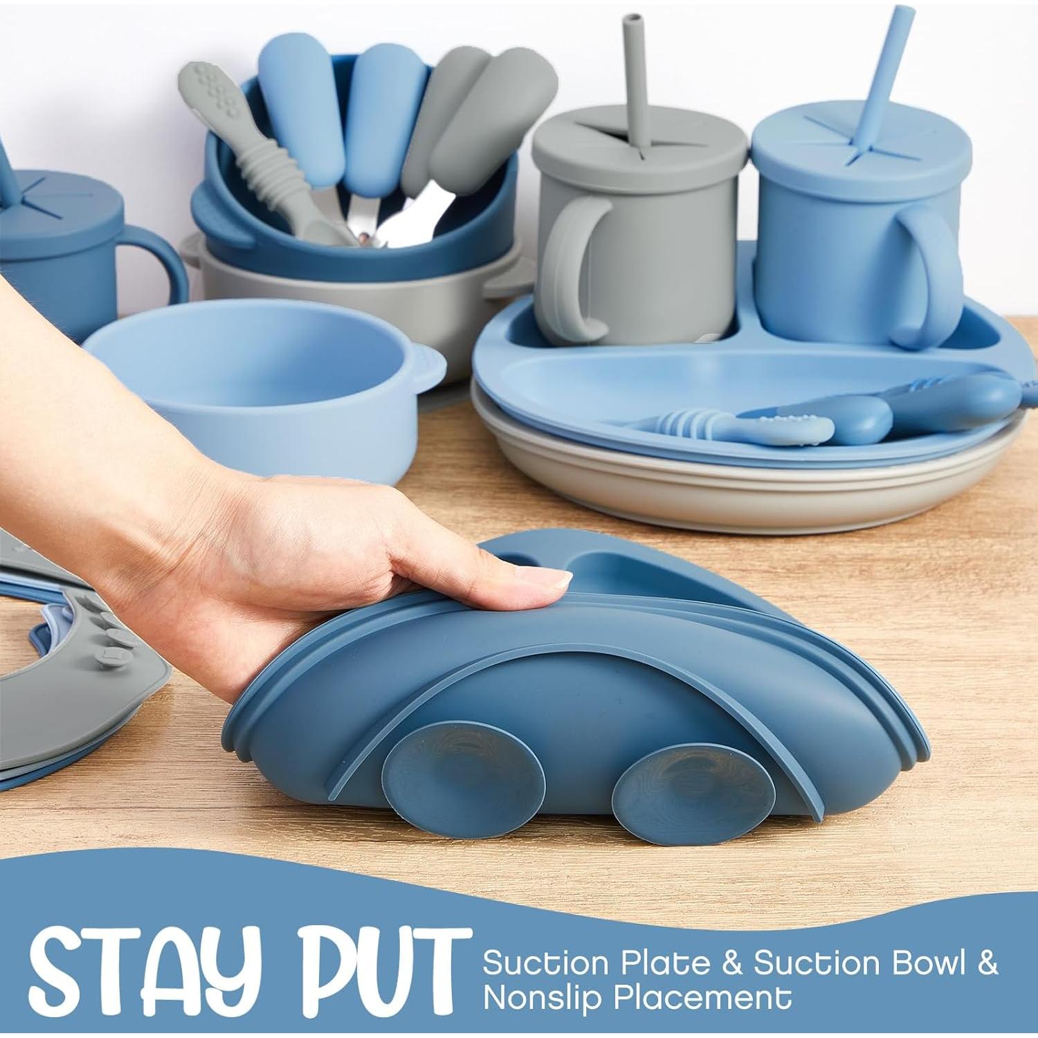 Conjunto de Alimentación de Silicona Yinder 24 Piezas Bebés