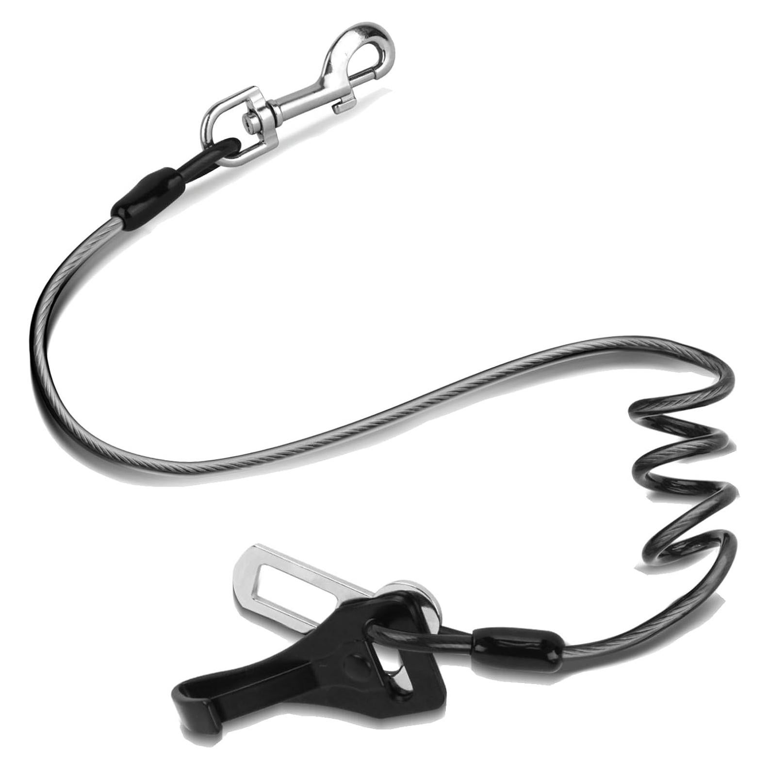 Cinturón de Seguridad para Perros CHZUOBER 2 en 1 Acero 70cm