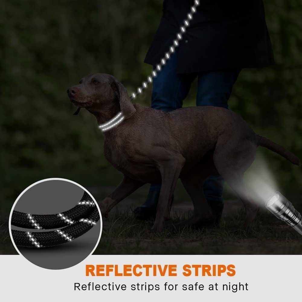 Correa para Perros Taglory 1.2m Reflectante con Mango Acolchado