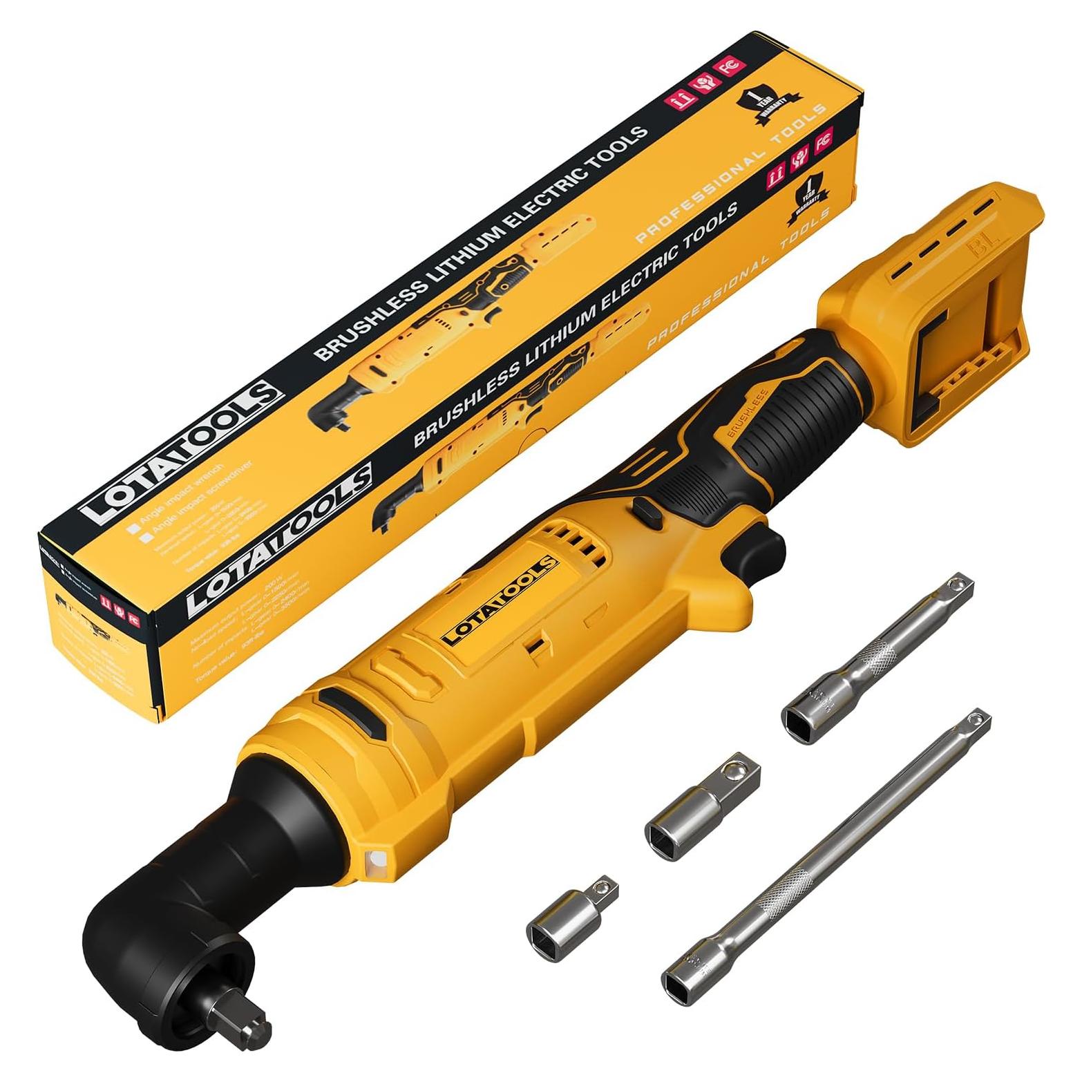 Llave de Trinquete Eléctrica LotaTools 3/8" 12.8 kg-m