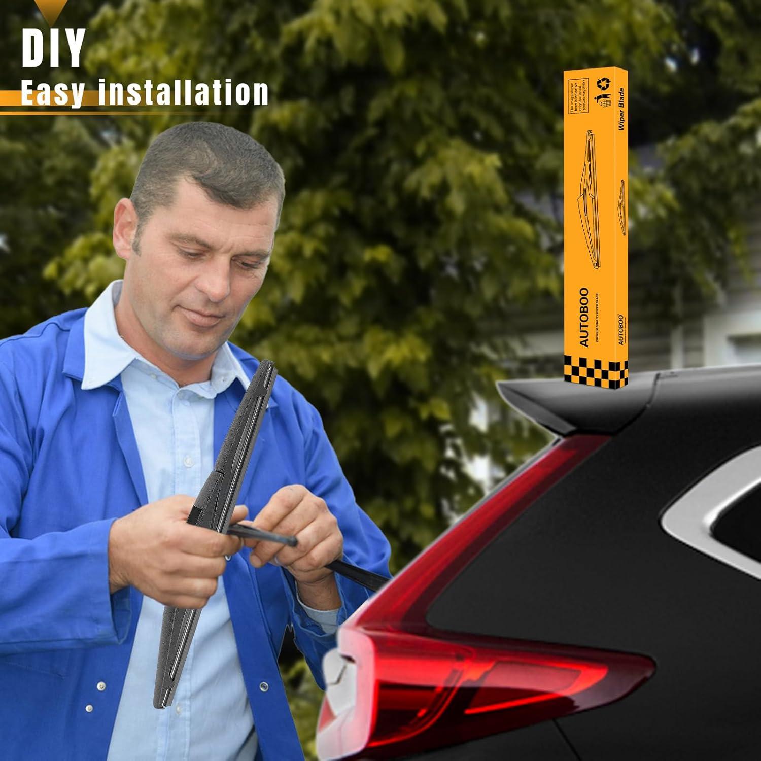 Hoja Limpiaparabrisas Trasero AUTOBOO 25.4 cm para Honda y Mitsubishi