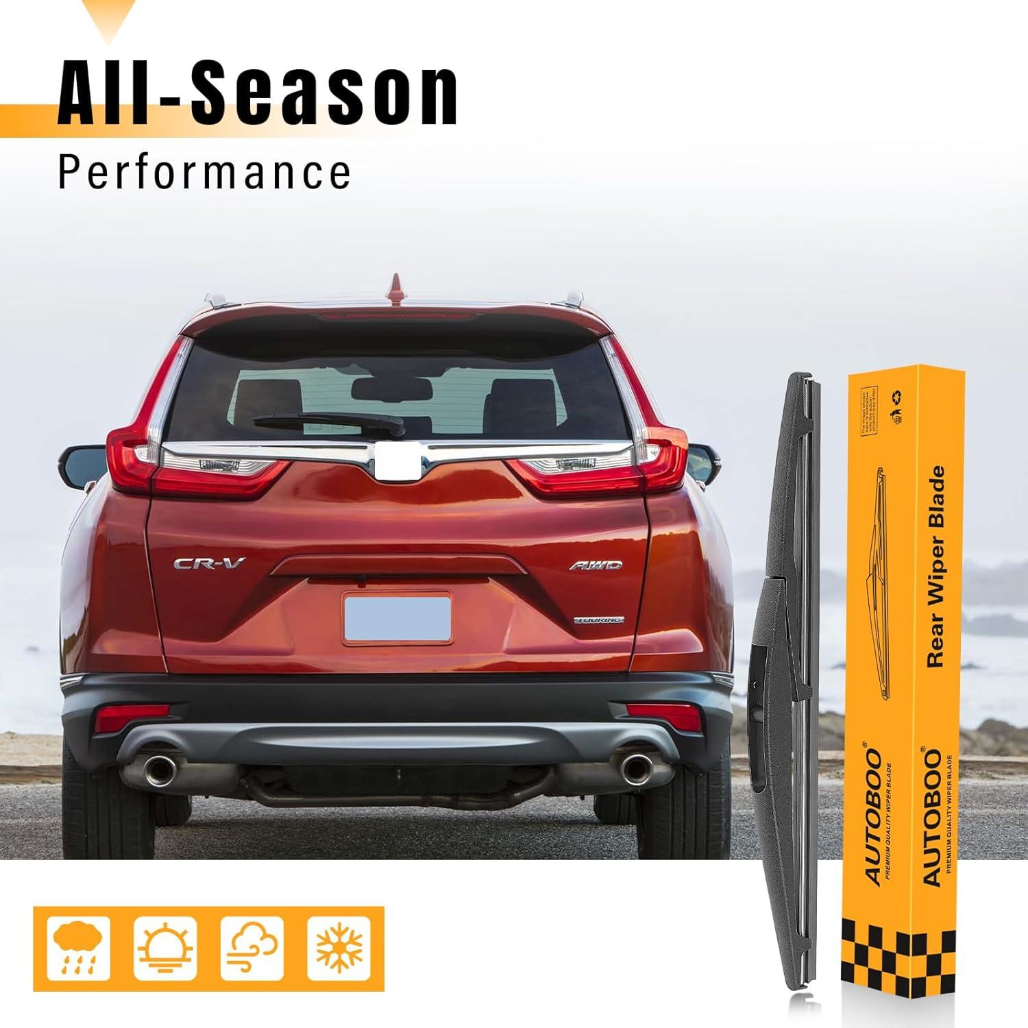 Hoja Limpiaparabrisas Trasero AUTOBOO 25.4 cm para Honda y Mitsubishi