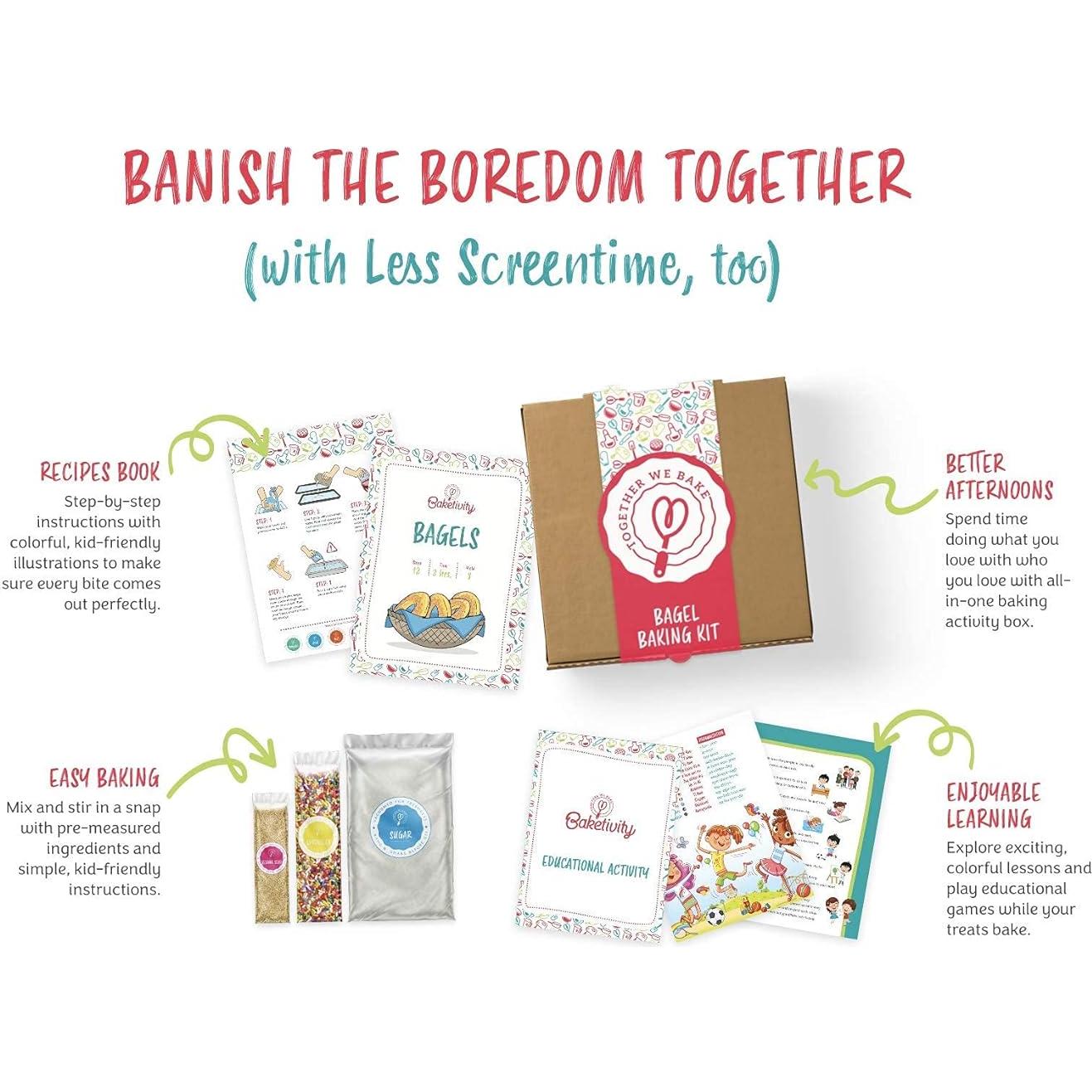 Set de Horneado para Niños Baketivity - Kit de Bagels