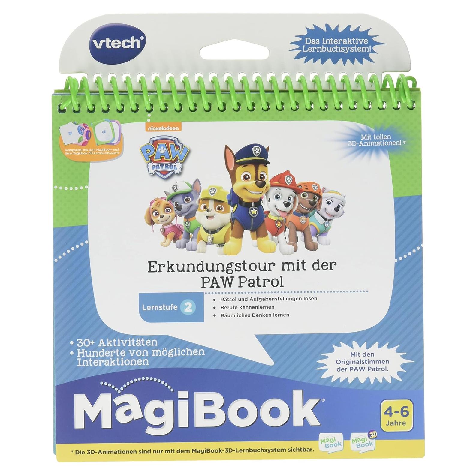 Vtech 80-480204 Lernstufe 2 - Erkundungstour mit der PAW Patrol MagiBook Learning Books, Multicoloured