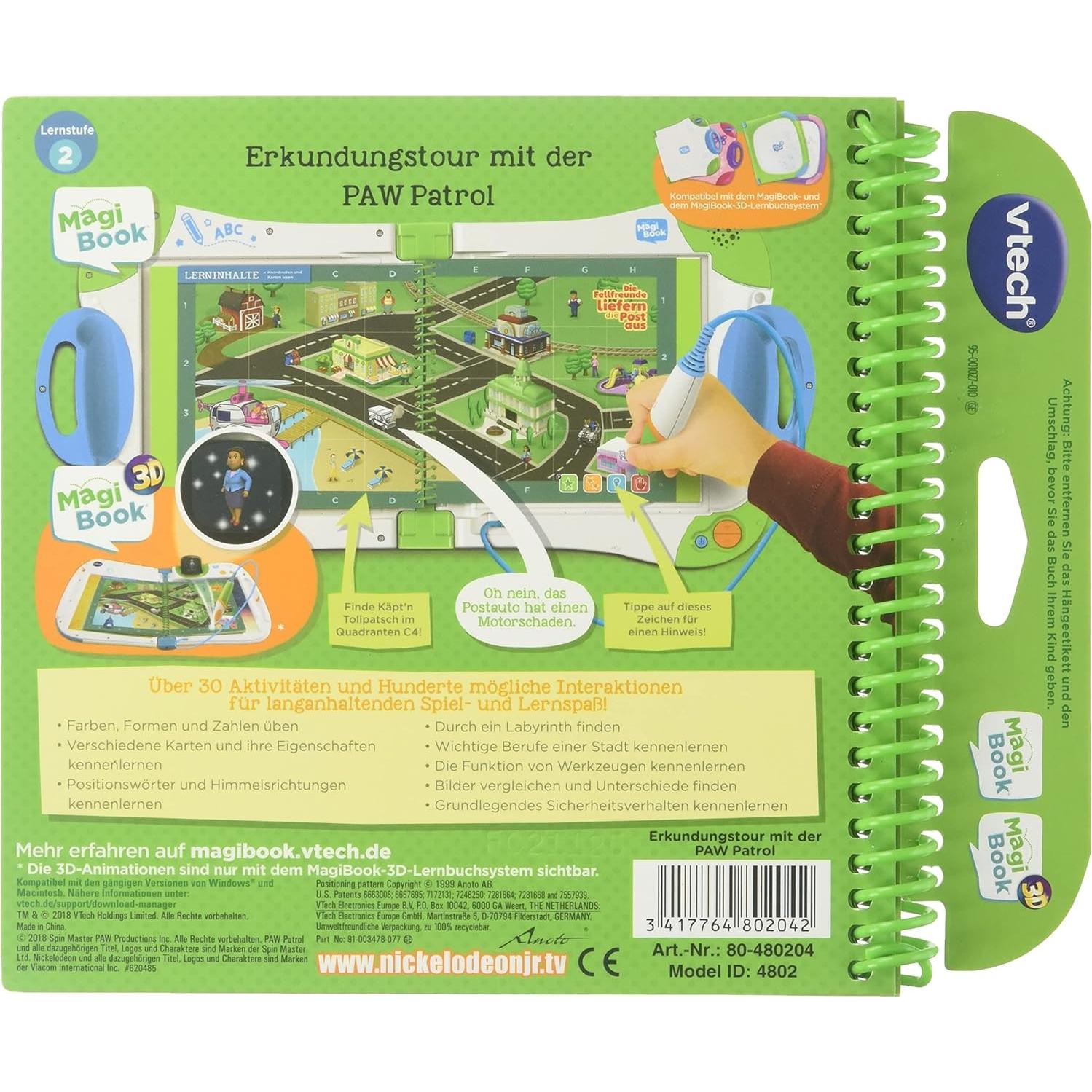 Vtech 80-480204 Lernstufe 2 - Erkundungstour mit der PAW Patrol MagiBook Learning Books, Multicoloured