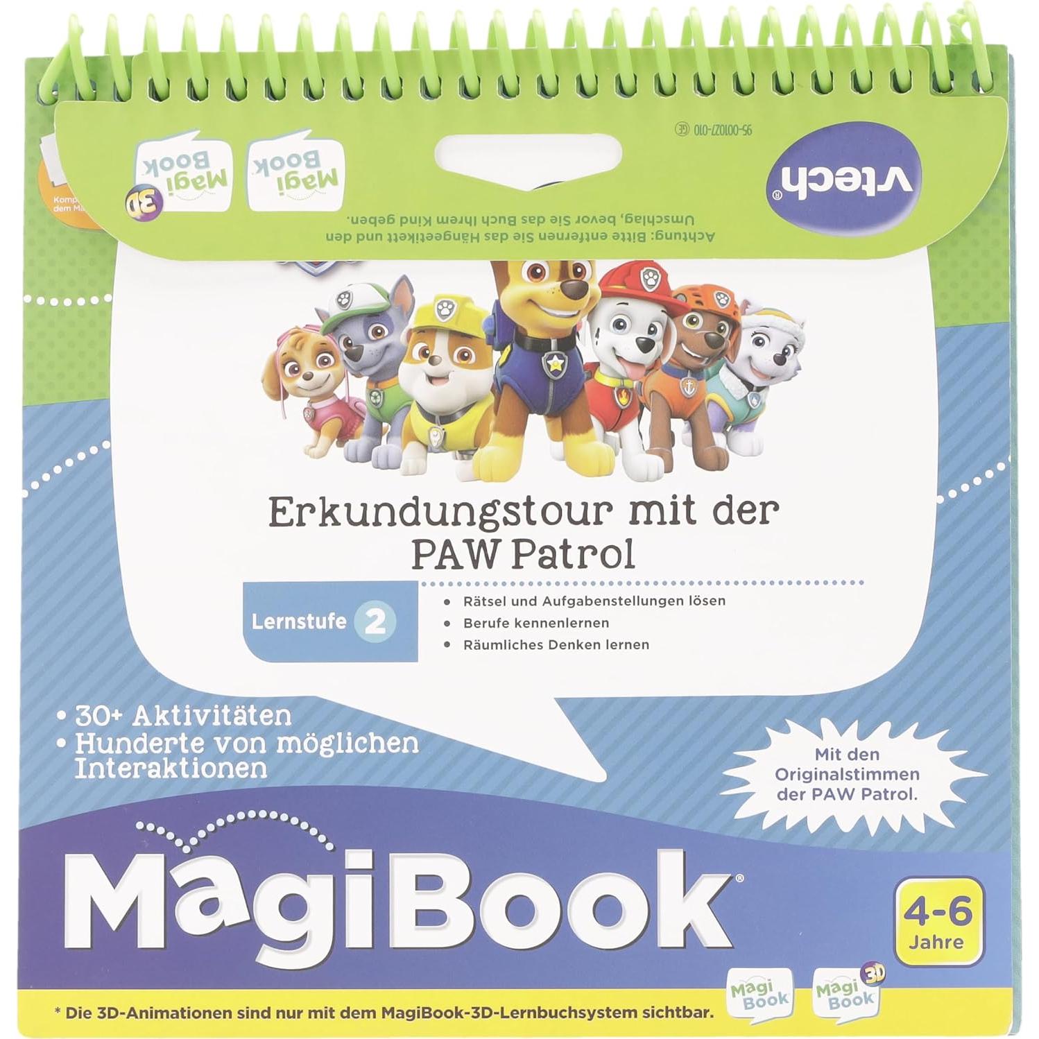 Vtech 80-480204 Lernstufe 2 - Erkundungstour mit der PAW Patrol MagiBook Learning Books, Multicoloured