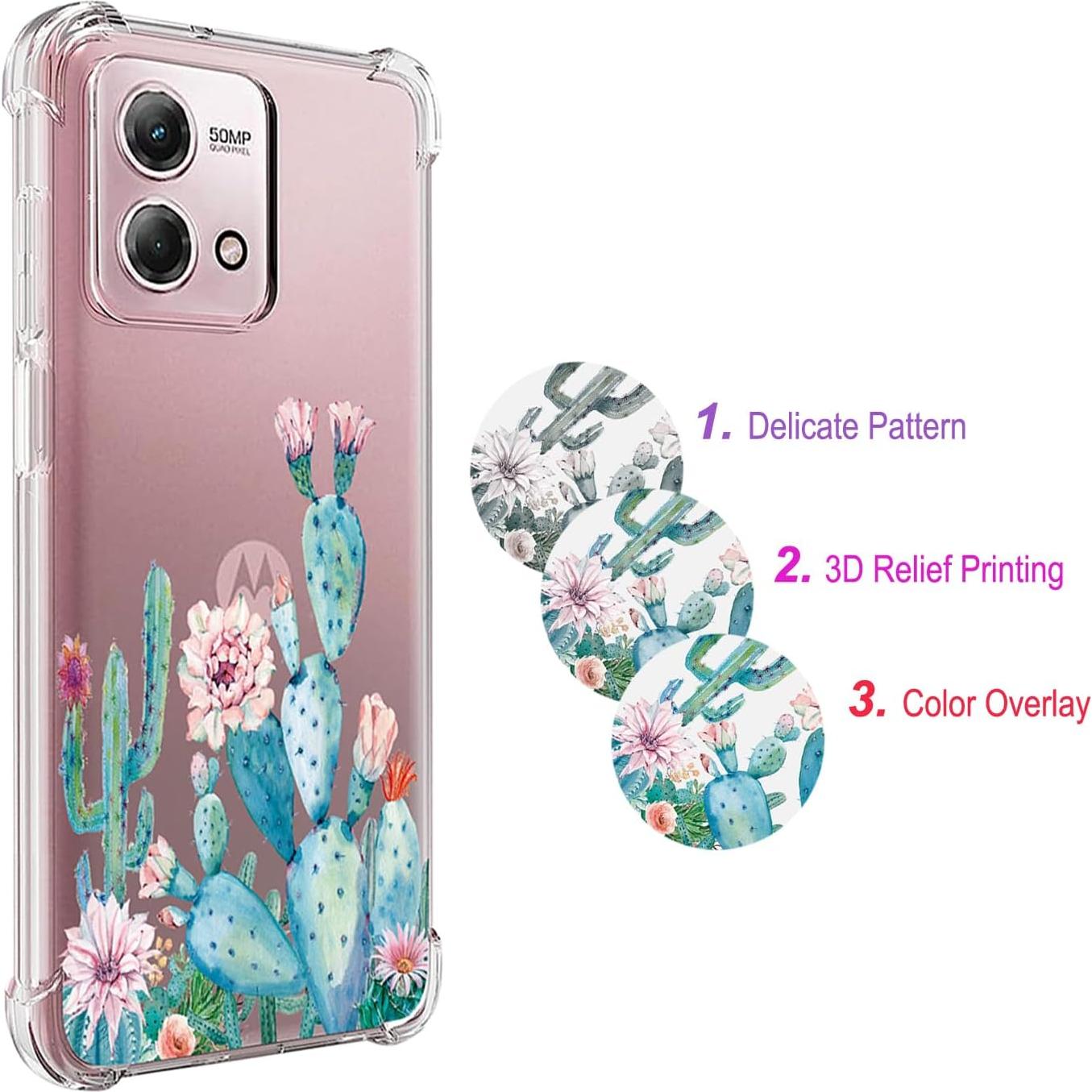 Funda Protectora TPU Floral para Moto G Stylus 2023 - Sidande