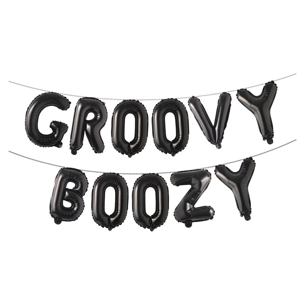 Banner de Globos de Fiesta Groovy Boozy 40.64cm Multicolor