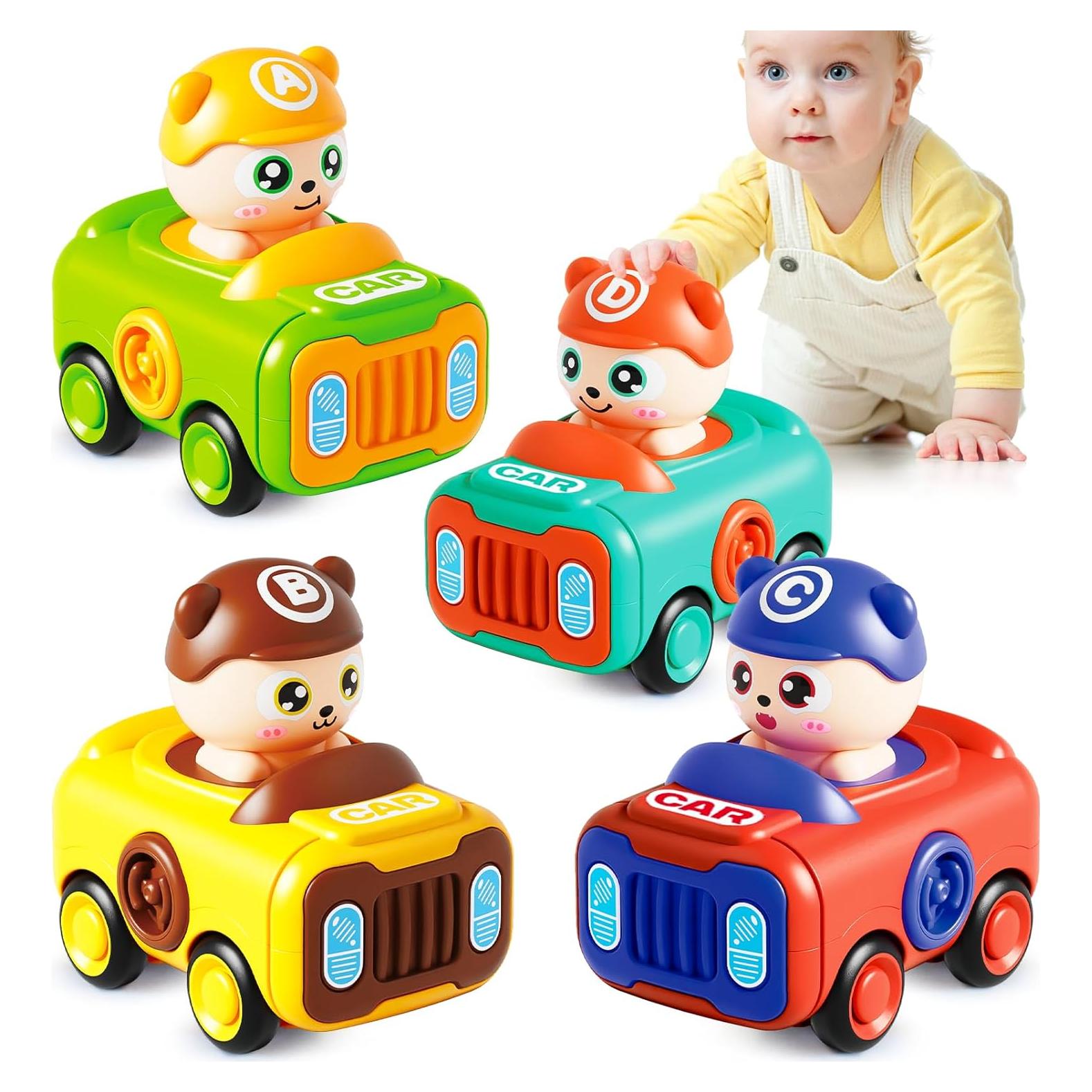 Set de Juguetes de Coche Keamaidy para Bebés 4PCS