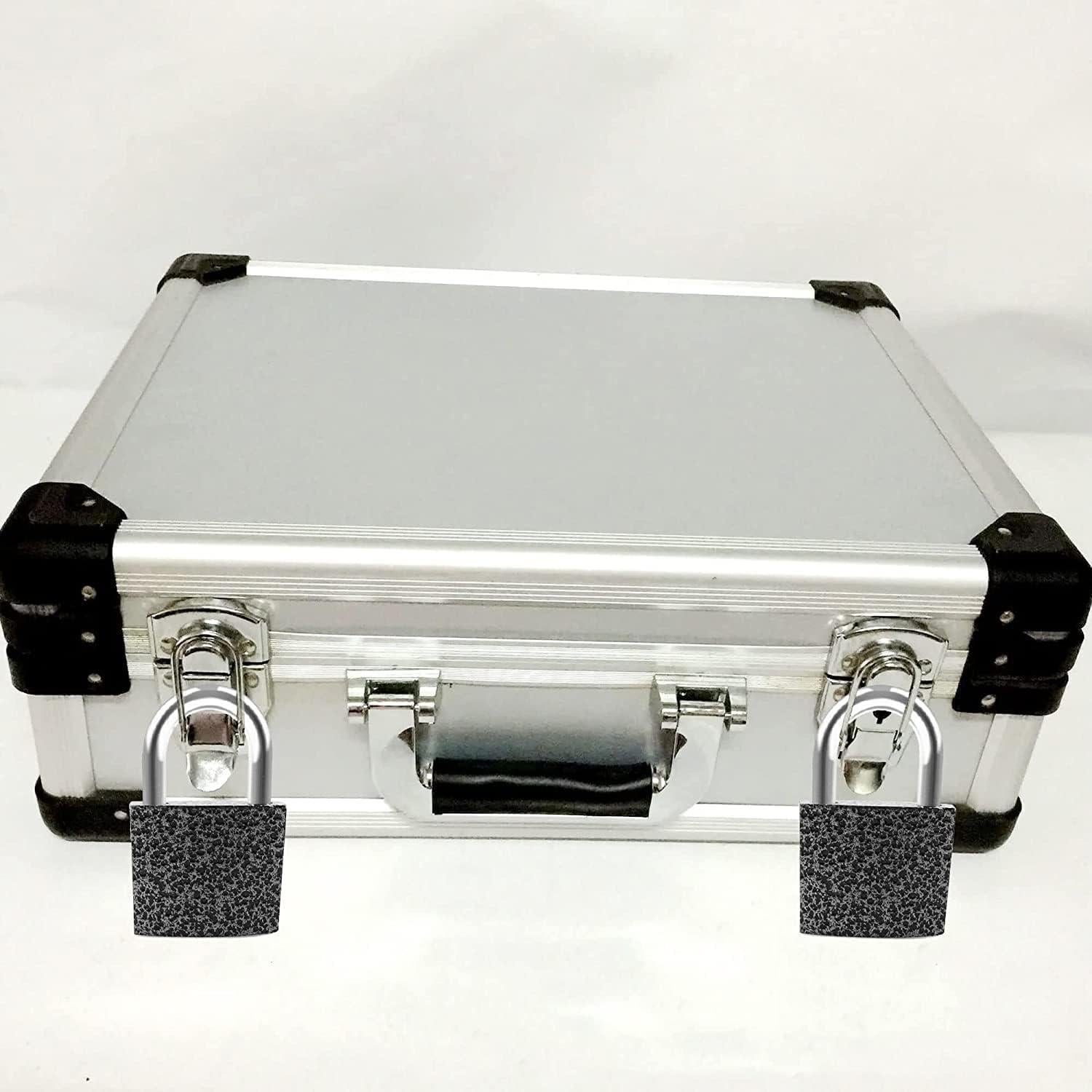 Paquete de 2 Candados con Llave XFJSAK 30mm Negro