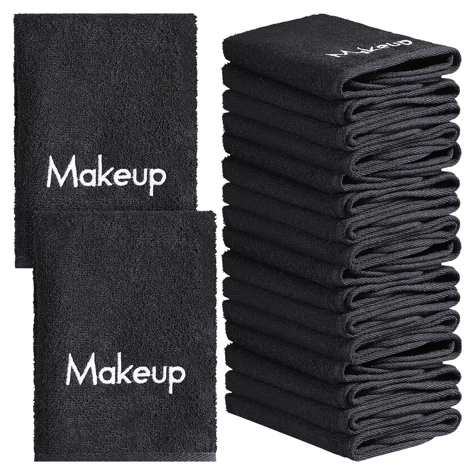 Toallas Desmaquillantes Chumia 18 Pcs 33x33 cm Algodón Negro