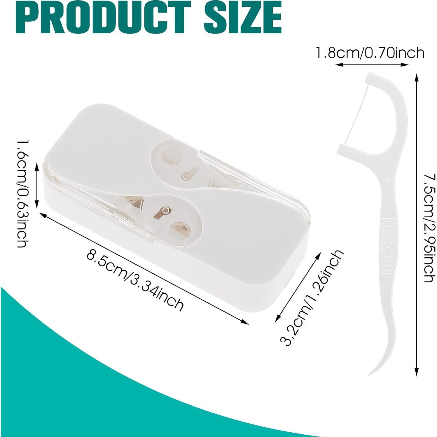 Estuche Organizador Hilo Dental Portátil WLLHYF con 10 Palillos