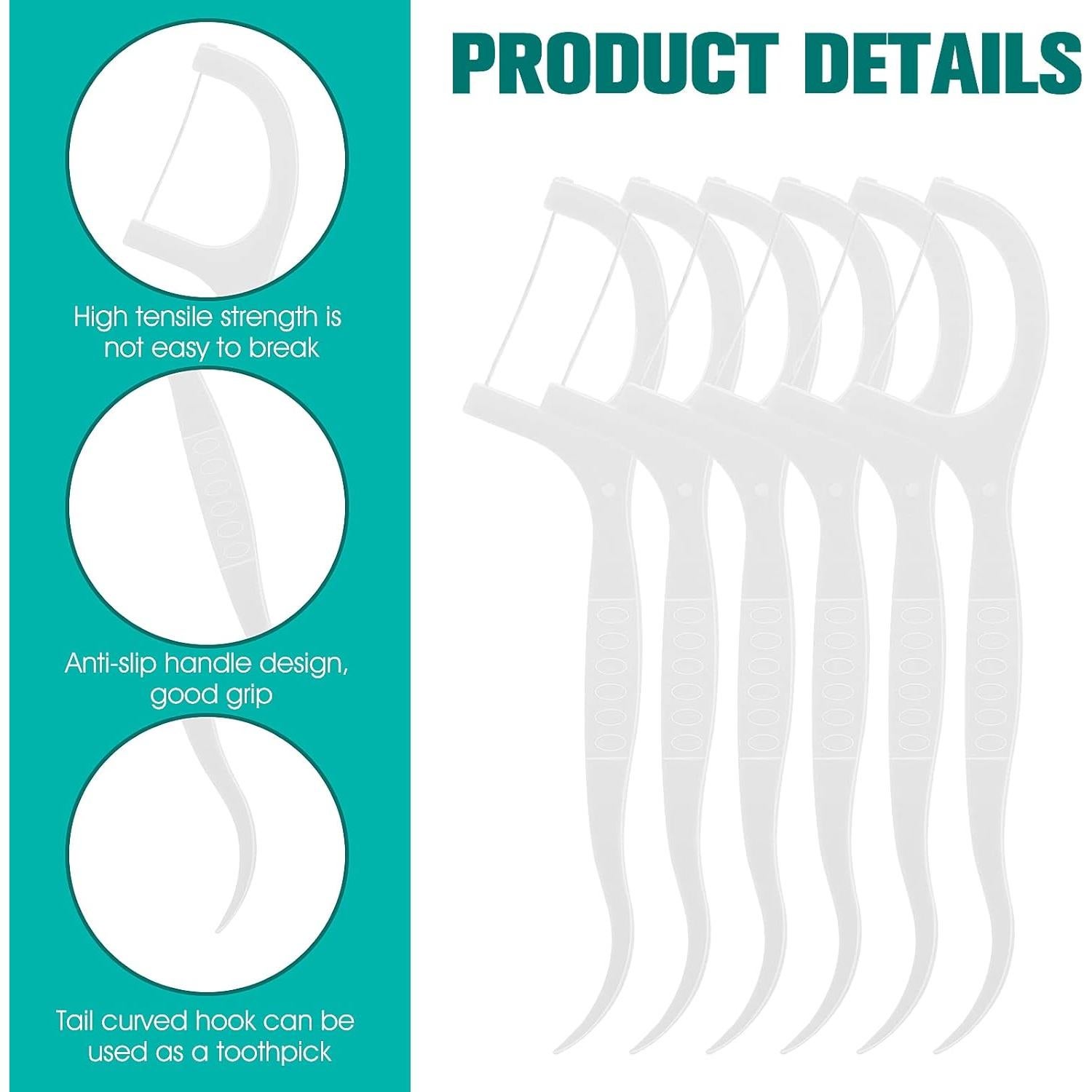 Estuche Organizador Hilo Dental Portátil WLLHYF con 10 Palillos