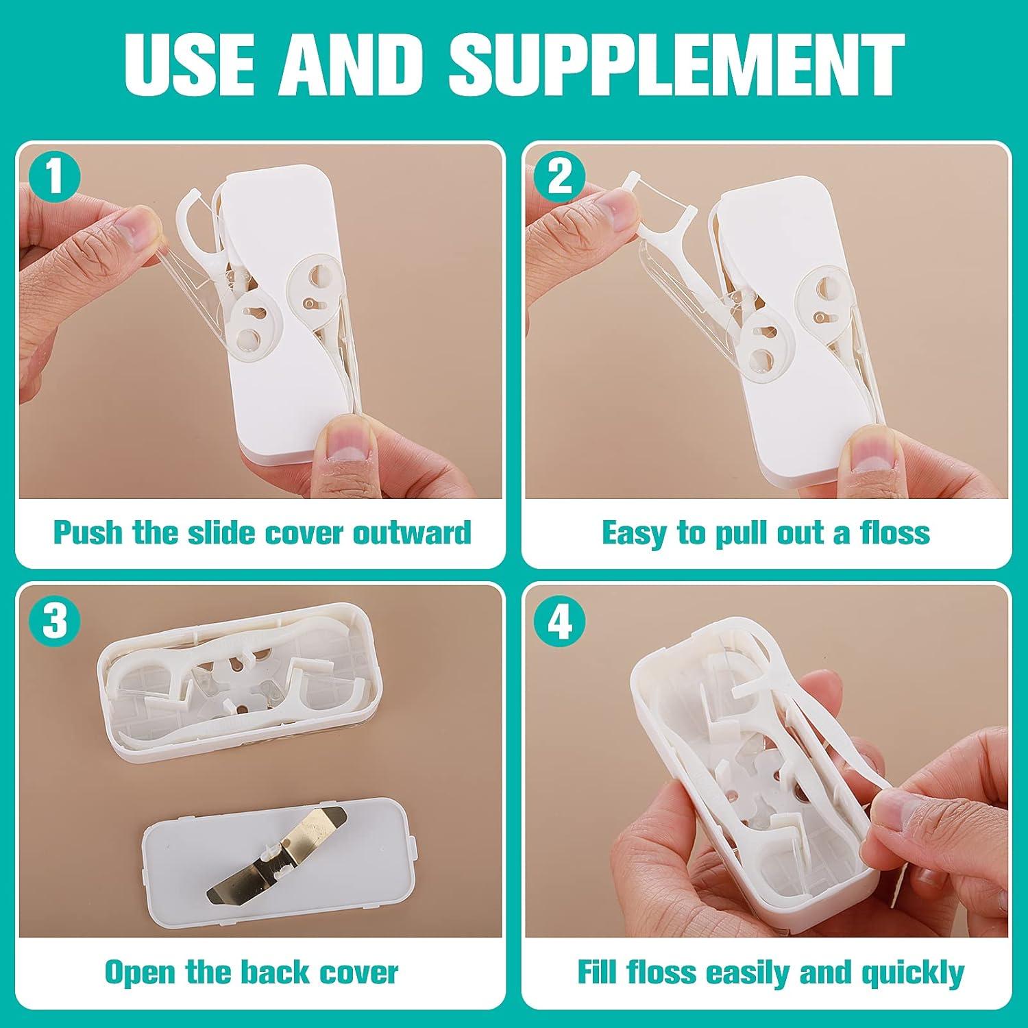 Estuche Organizador Hilo Dental Portátil WLLHYF con 10 Palillos