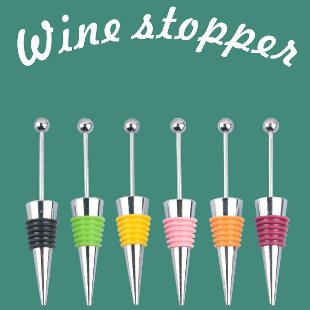 Tapones de Vino Reutilizables Adonisaon - Paquete de 4 Decorativos