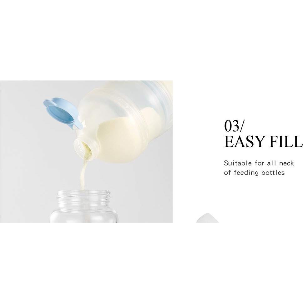 Dispensador de Fórmula Simba P1216 Apilable 414ml Azul BPA Free