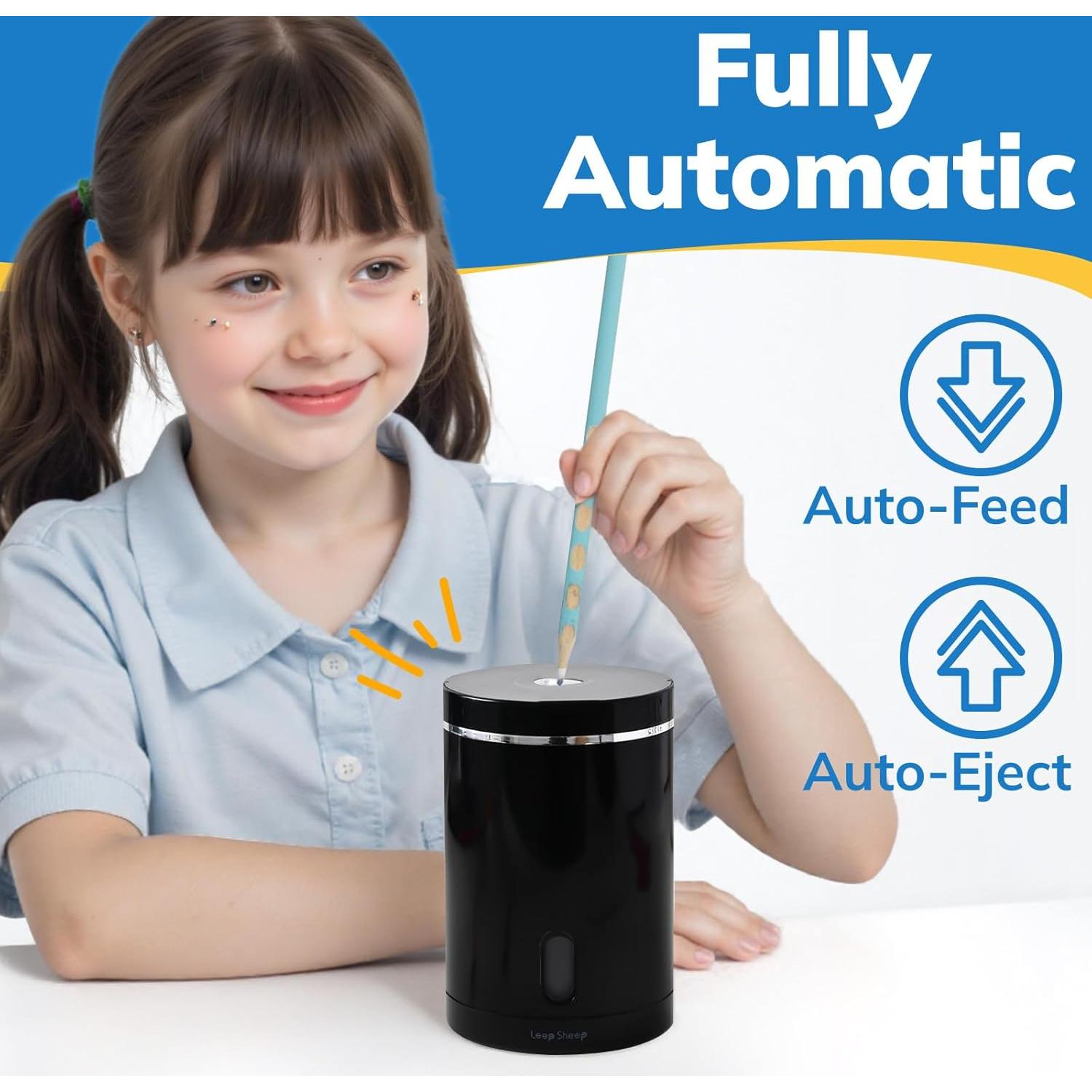 Sacapuntas Eléctrico Leep Sheep Automático Recargable 6-8mm