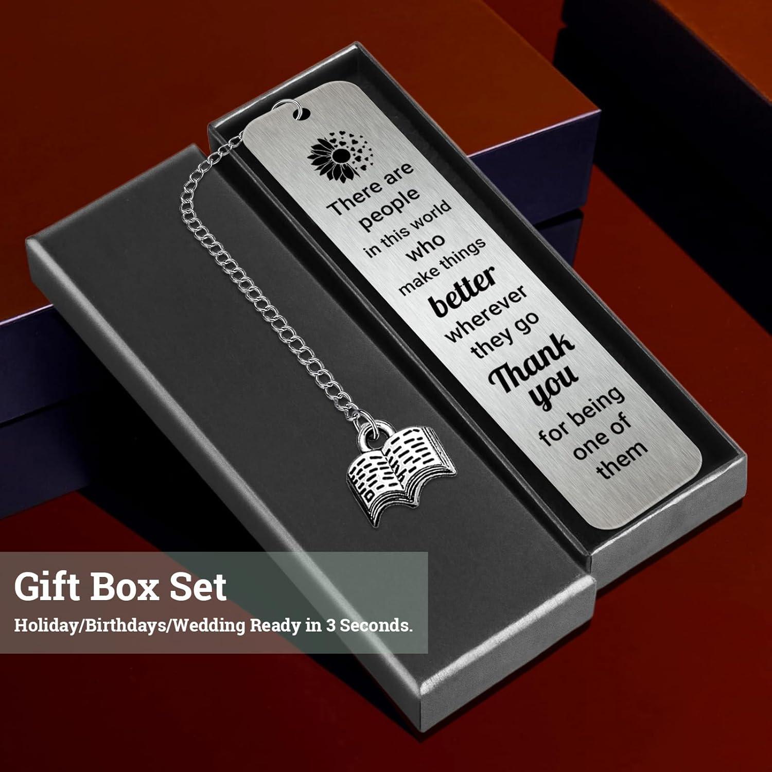 Marcadores de Metal Amlivo para Amantes de los Libros 13x2.5cm