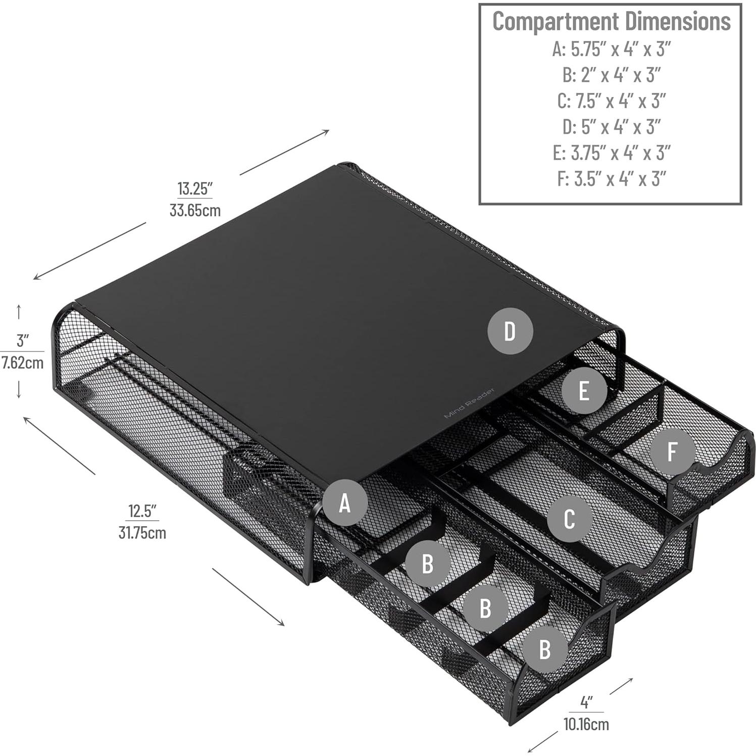 Soporte Ergonómico para Monitor Mind Reader, Malla Metal, 33.65x31.75cm