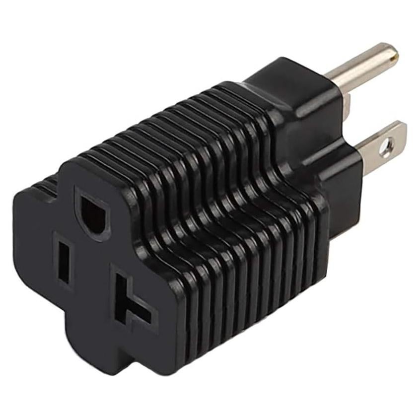 Adaptador de corriente Nema 5-15P a 5-20R 15A 125V EVmore